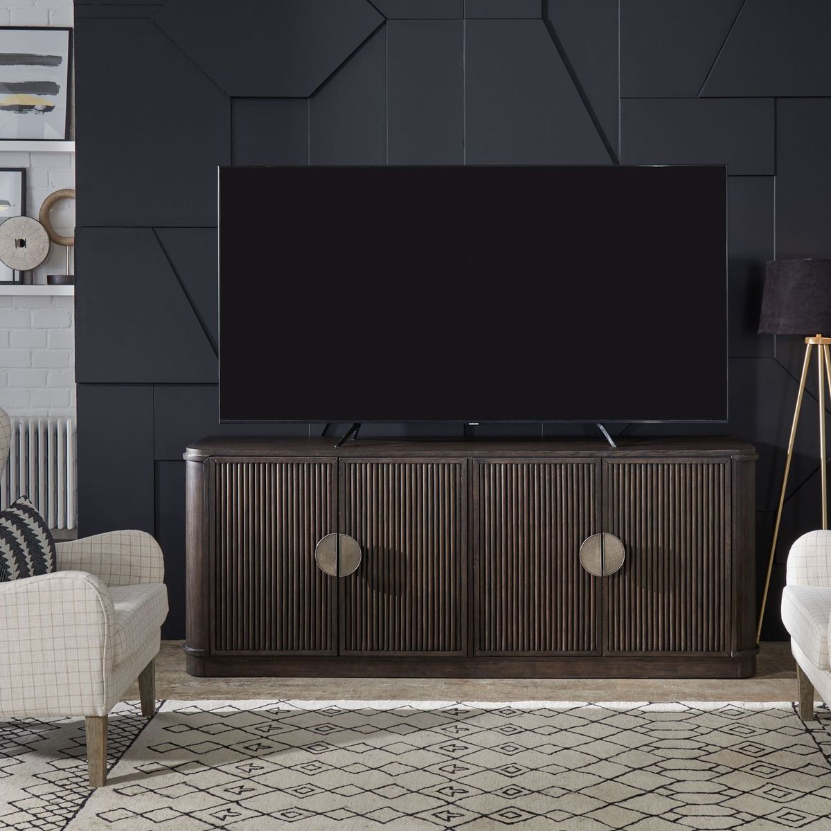 Liberty Furniture City View 82 Inch TV Console in Coffee Bean - Luxury Home Furniture (MI)