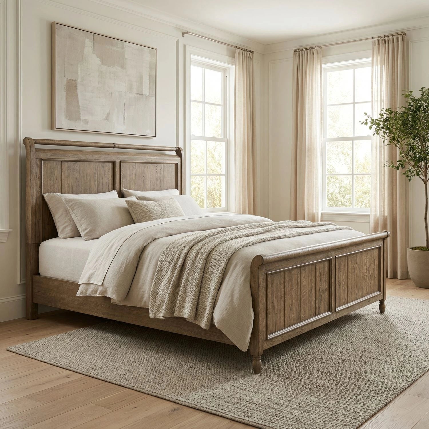 Homestead Haven Sleigh Bed image