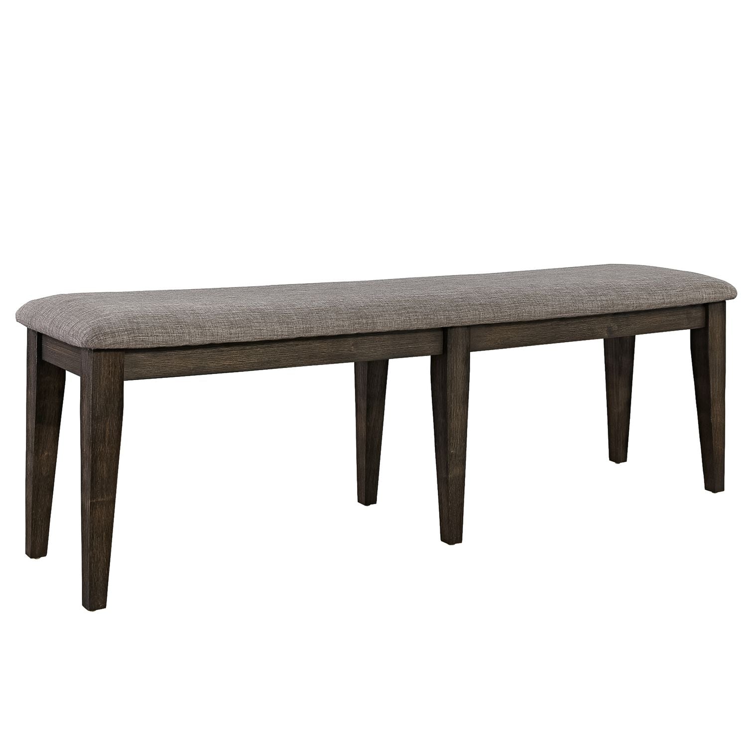 Double Bridge Bench (RTA) in Dark Chestnut - Luxury Home Furniture (MI)