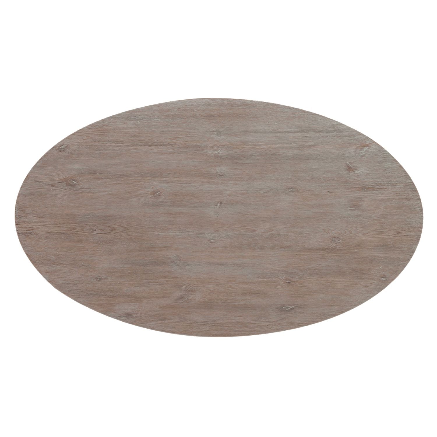 Greystone Mill Oval Cocktail Table in Stone White - Luxury Home Furniture (MI)