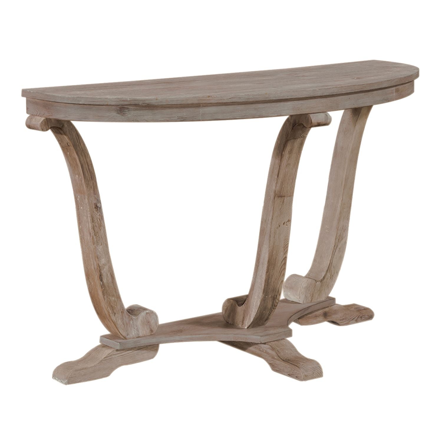 Greystone Mill Sofa Table in Stone White - Luxury Home Furniture (MI)