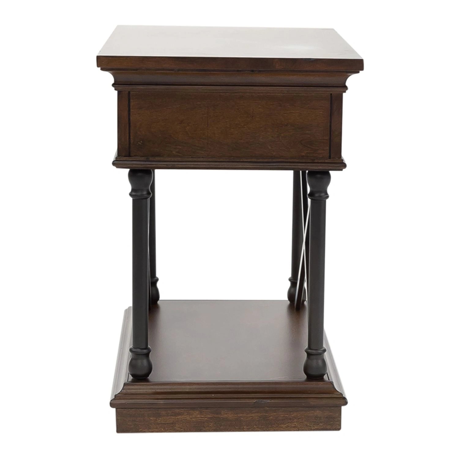 Tribeca Chairside Table in Cordovian Brown image