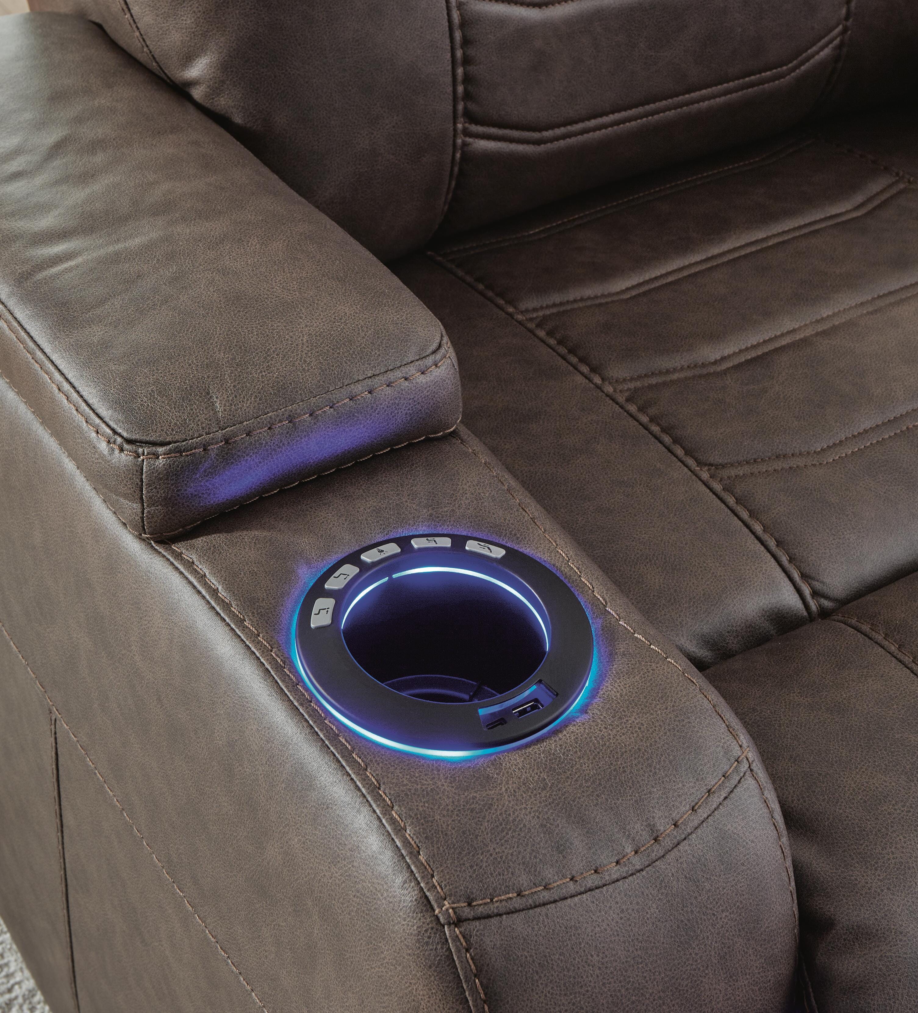 Schooner Rocks Power Recliner - Luxury Home Furniture (MI)