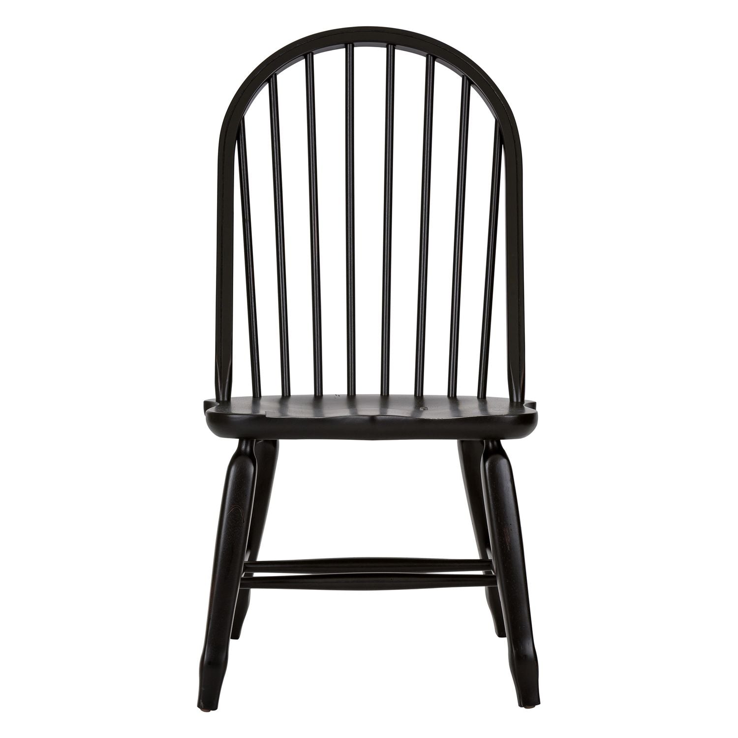 Treasures Bow Back Side Chair - Black image