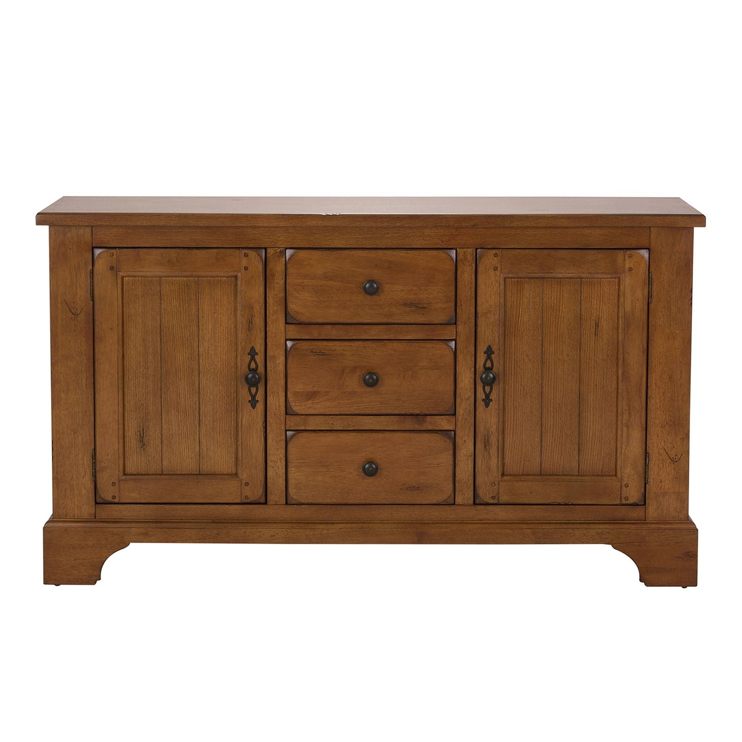 Treasures Buffet in Rustic Oak Finish image