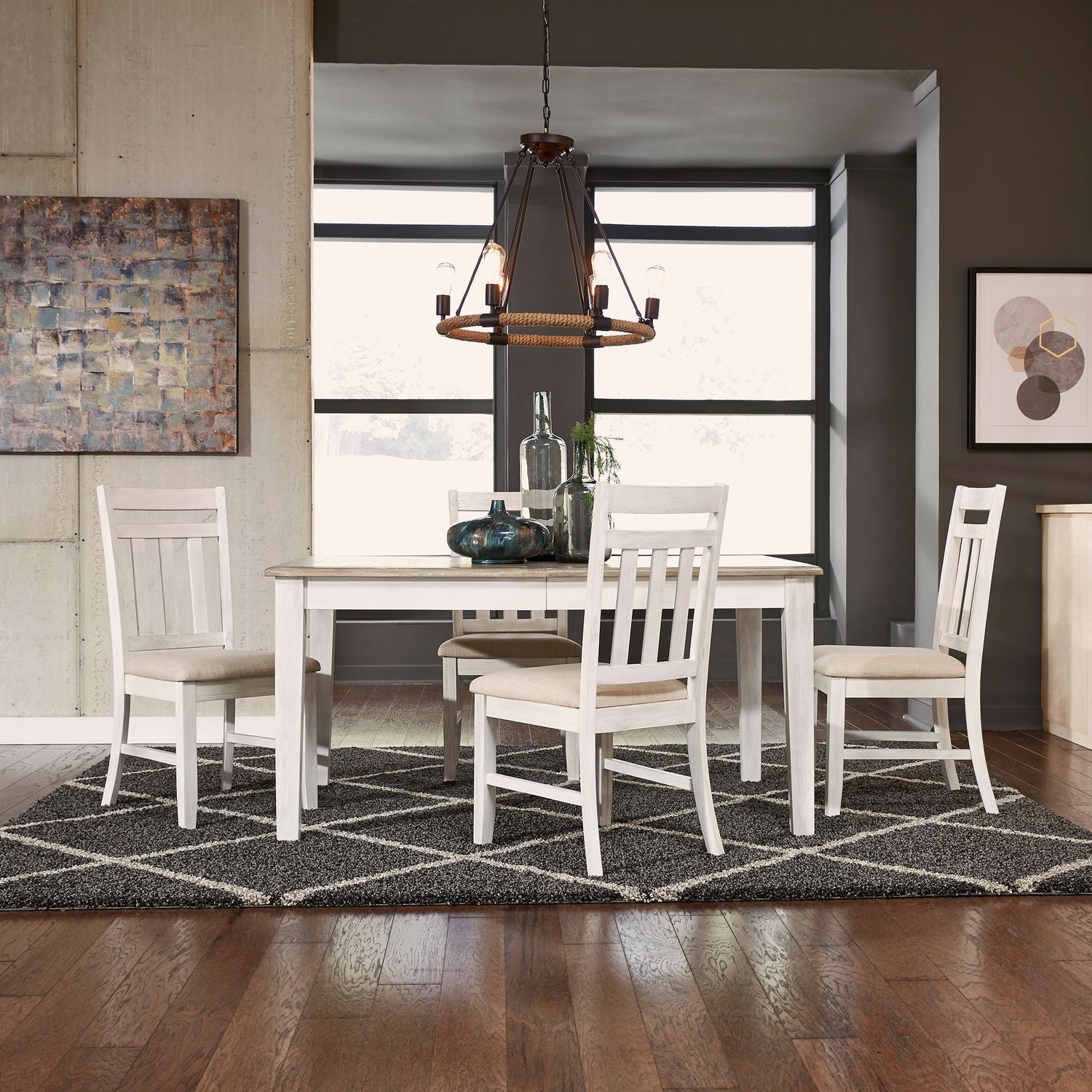 Summerville 5 Piece Rectangular Table Set image