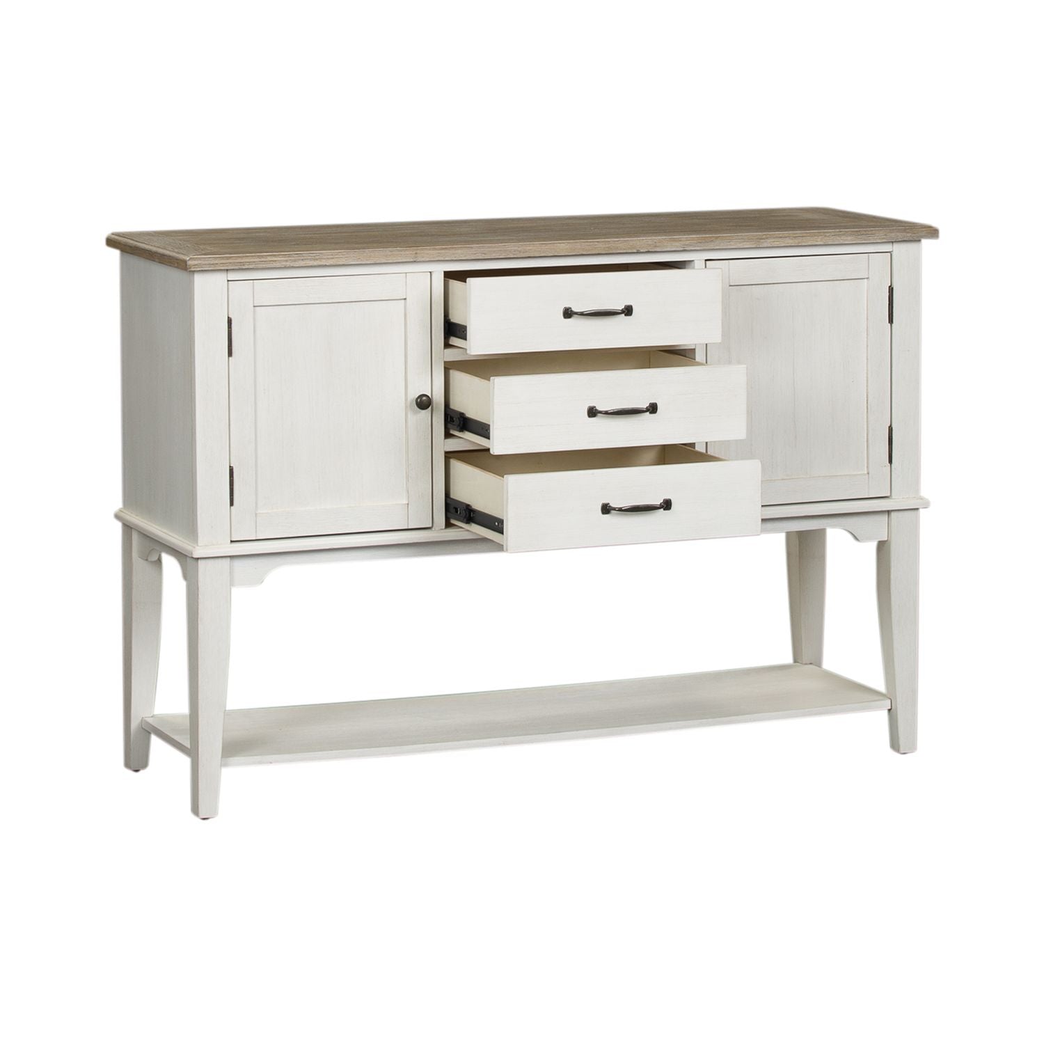 Summerville Server in White - Luxury Home Furniture (MI)