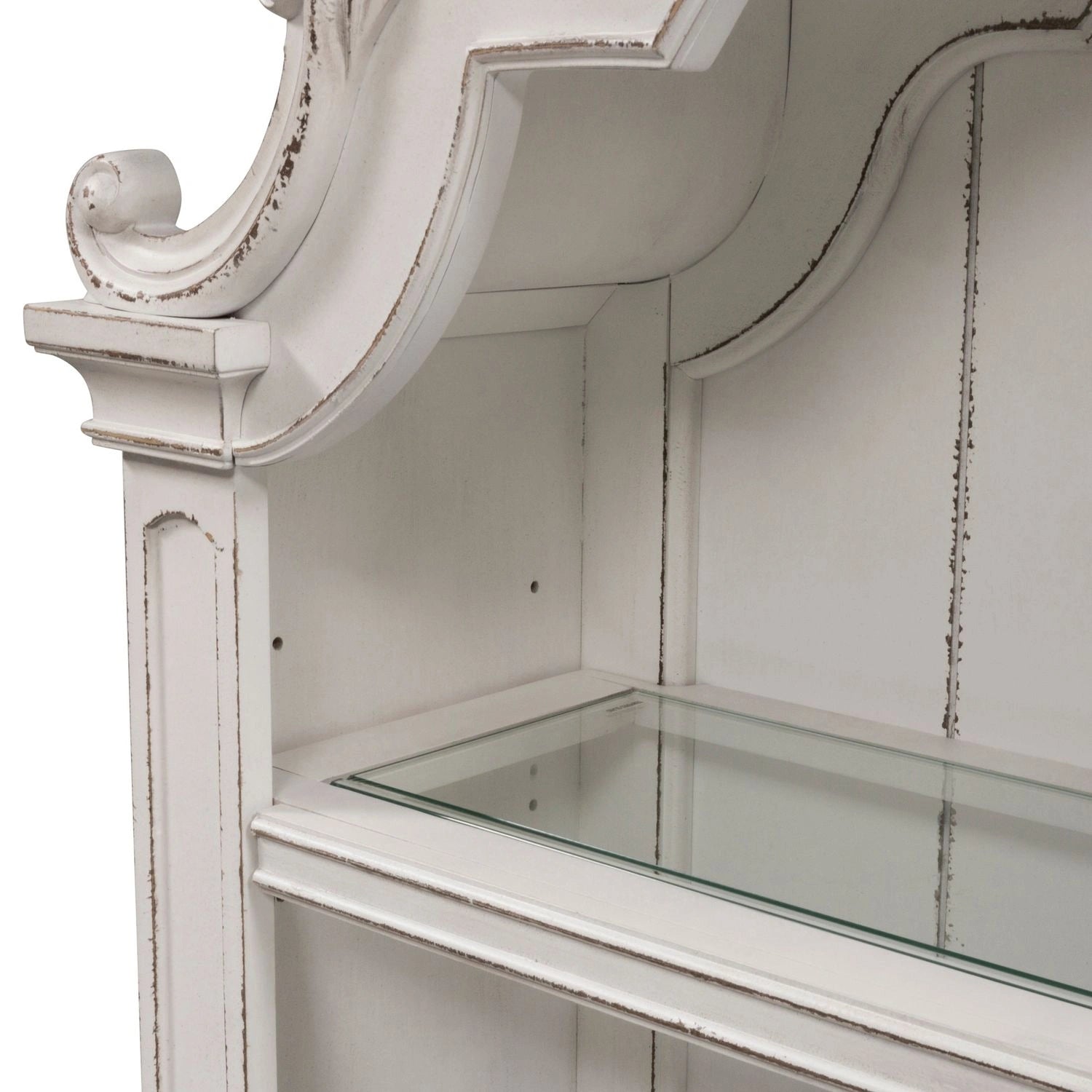 Magnolia Manor Hutch in Antique White image