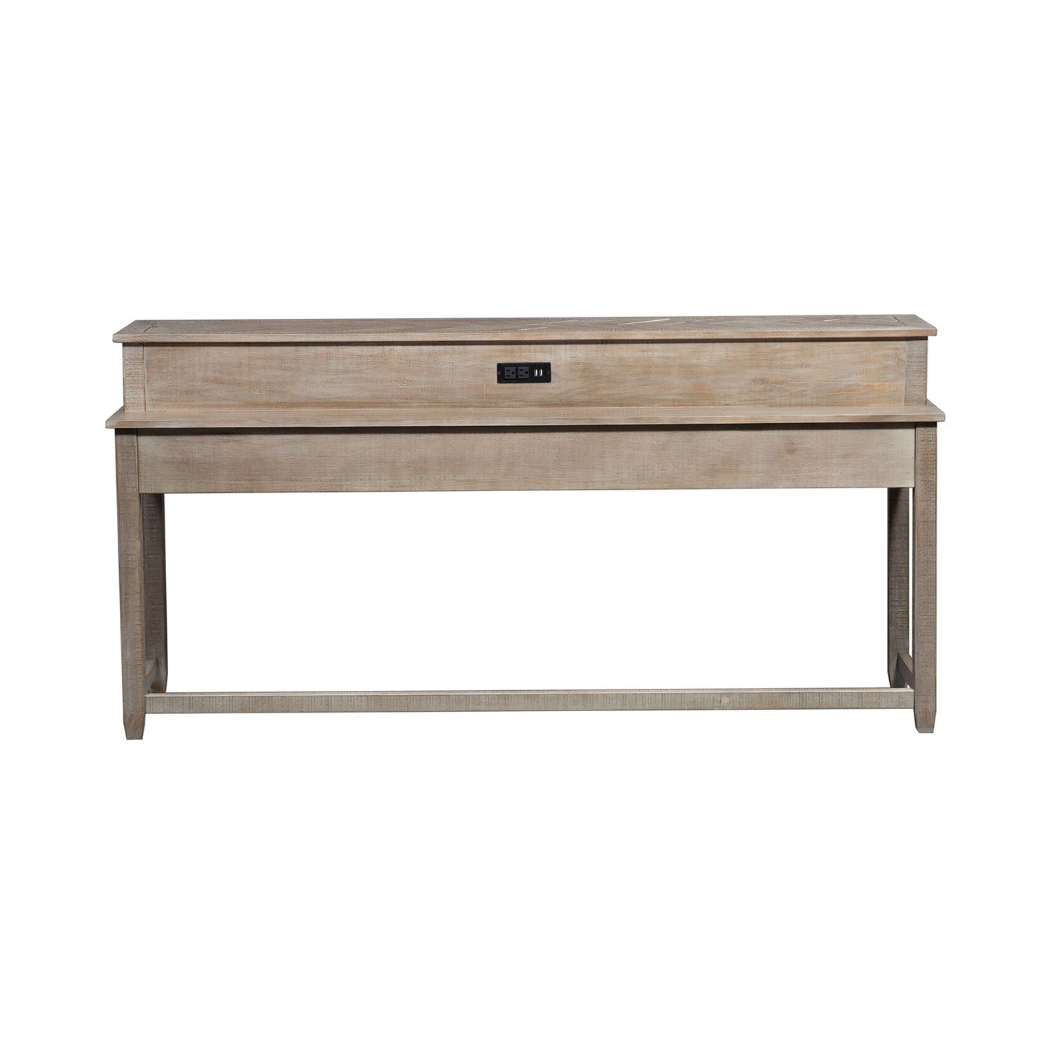 Parkland Falls Console Bar Table in Weathered Taupe - Luxury Home Furniture (MI)