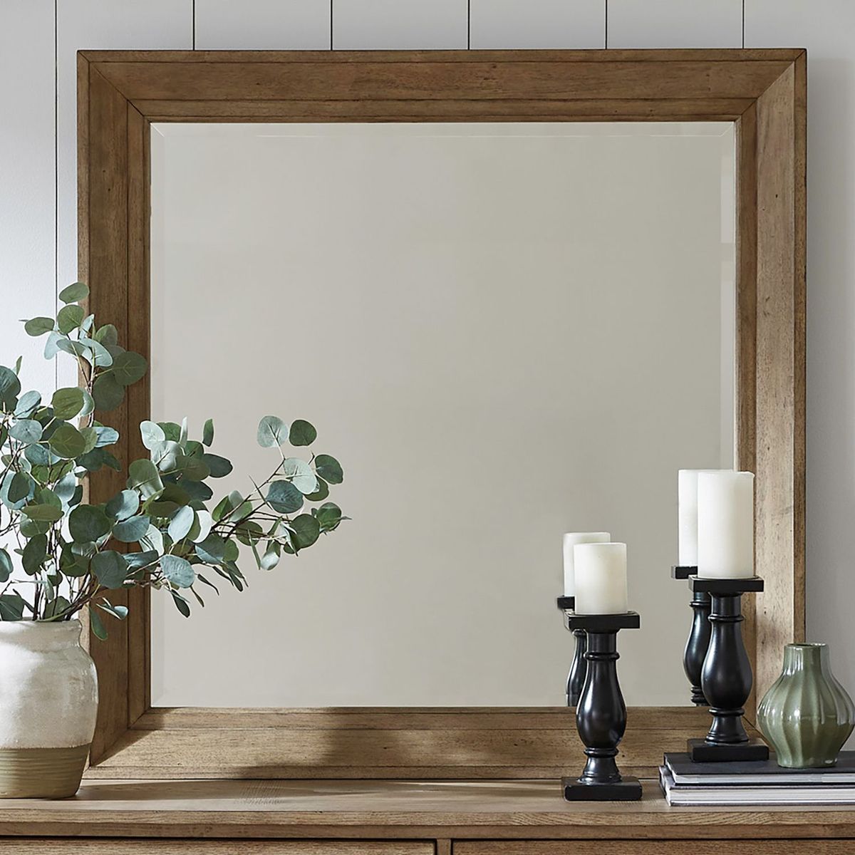 Liberty Furniture Grandpas Cabin Mirror in Sandstone - Luxury Home Furniture (MI)