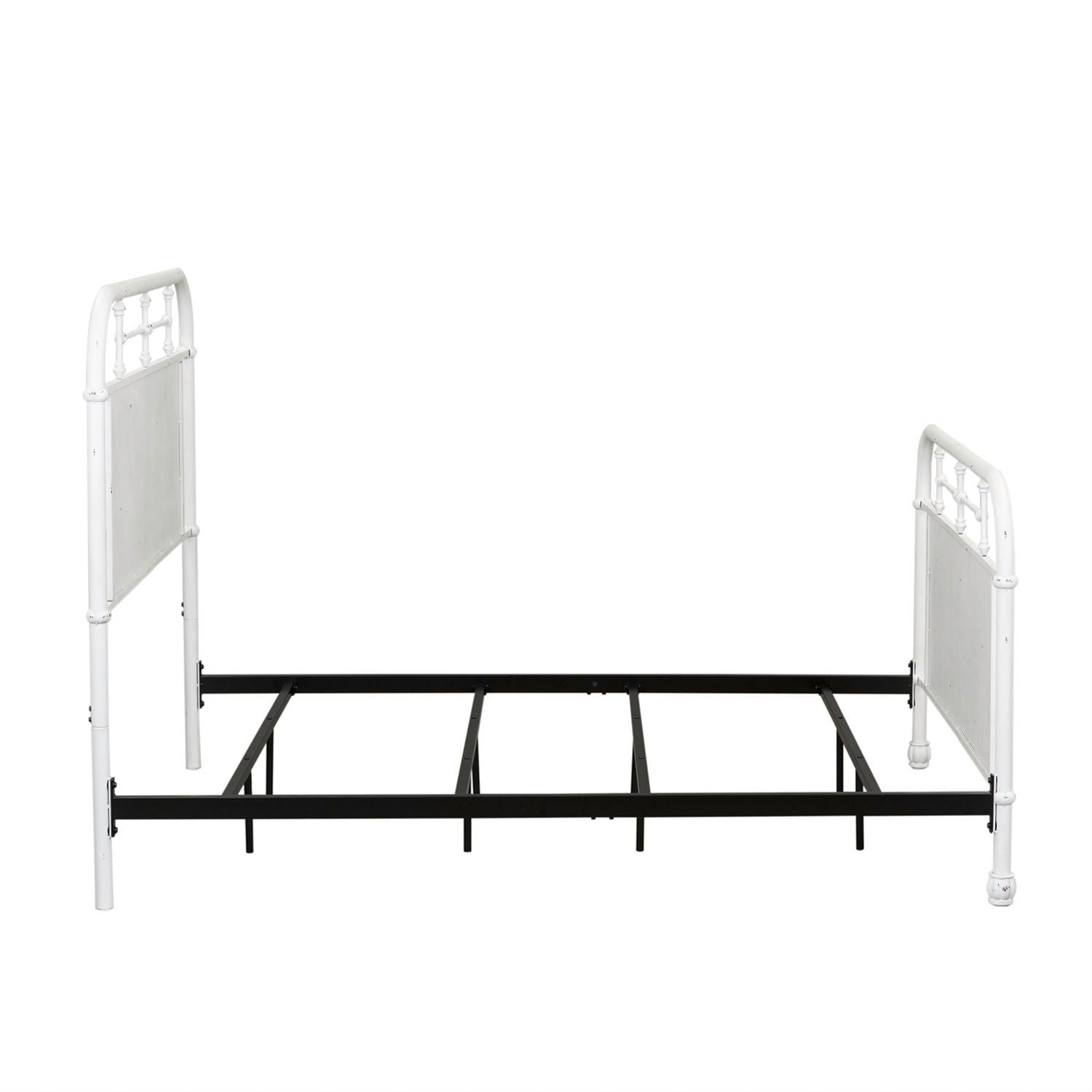 Vintage Series Twin Metal Bed in Antique White - Luxury Home Furniture (MI)