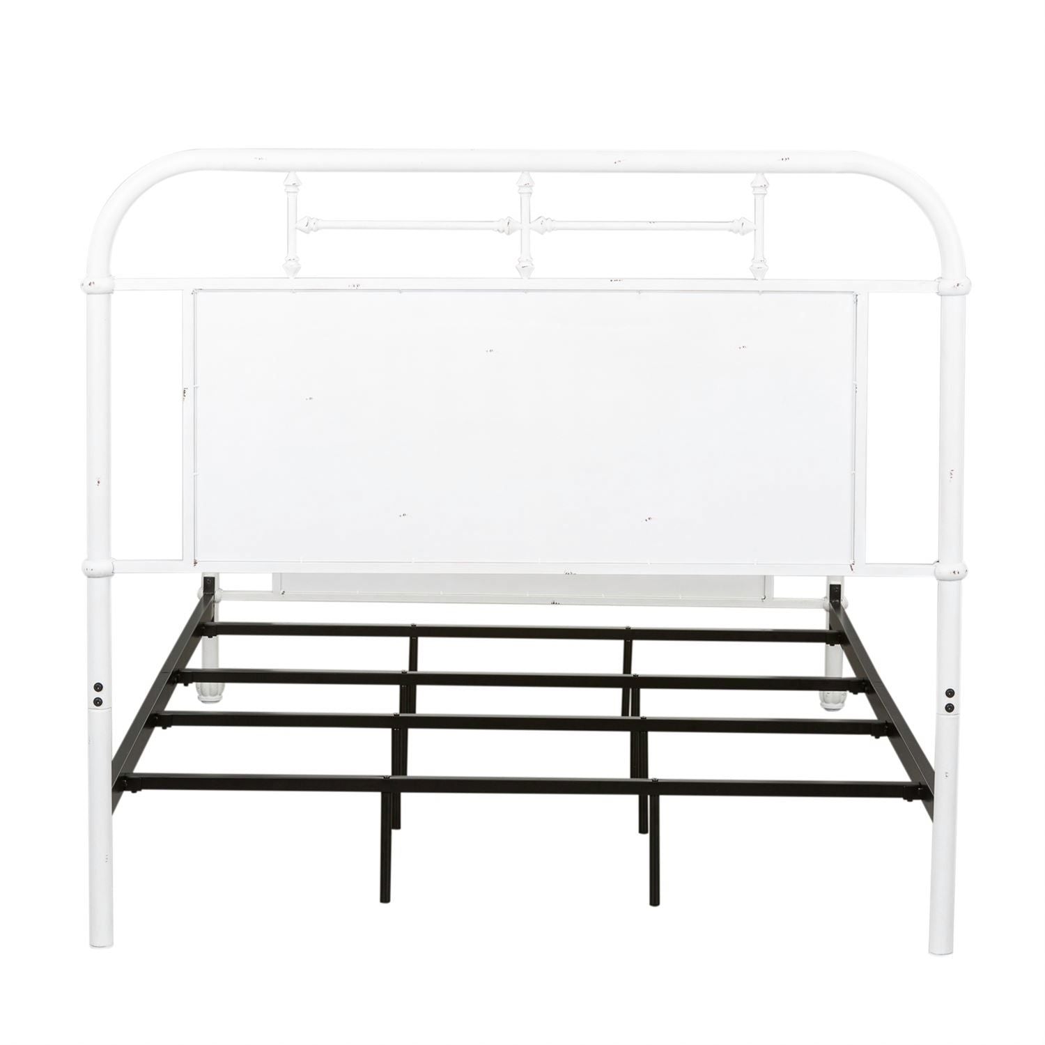 Vintage Series Twin Metal Bed in Antique White - Luxury Home Furniture (MI)