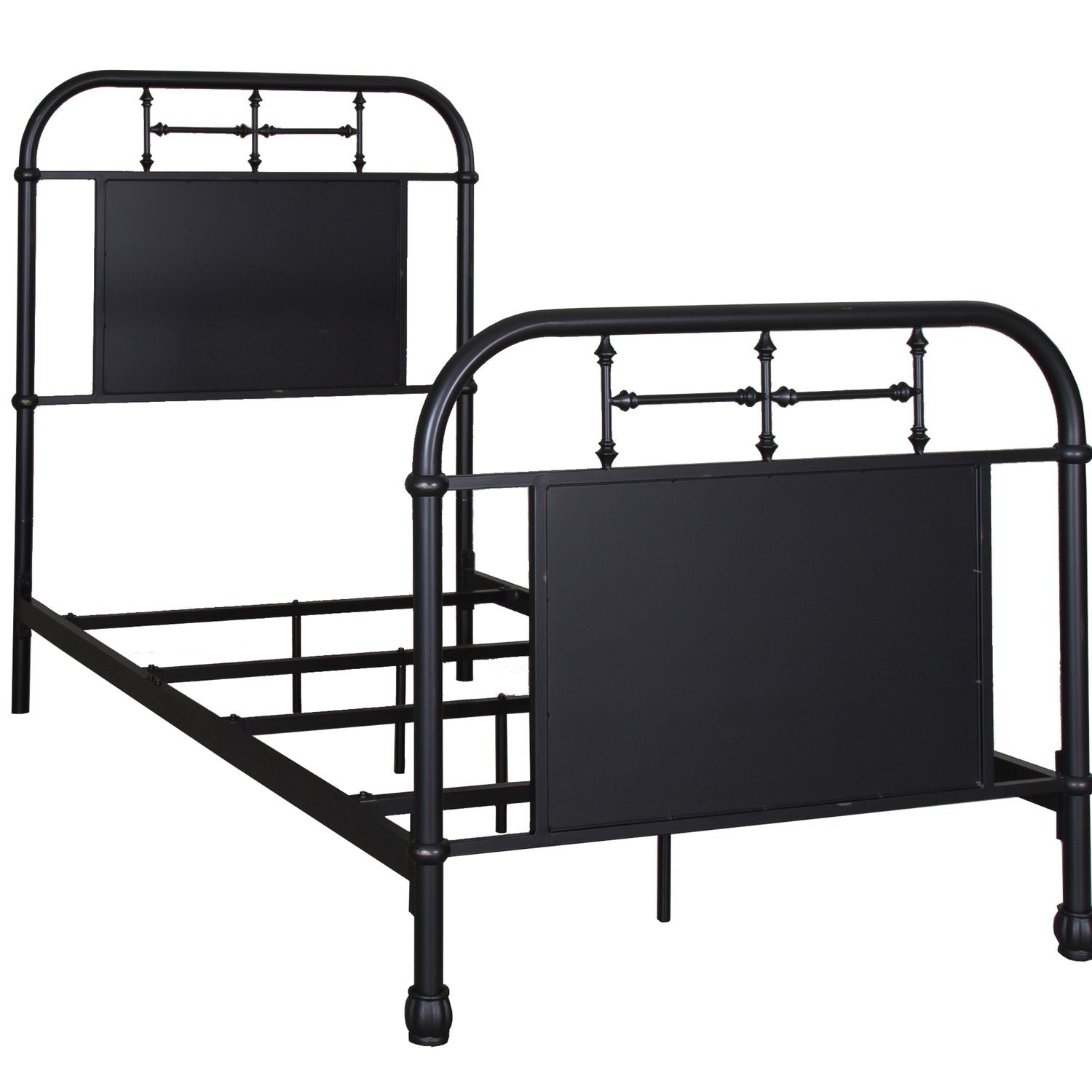 Vintage Series Twin Metal Bed in Black - Luxury Home Furniture (MI)