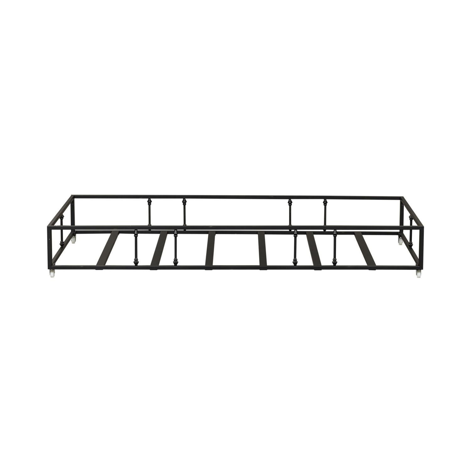 Vintage Series Twin Metal Trundle in Black - Luxury Home Furniture (MI)