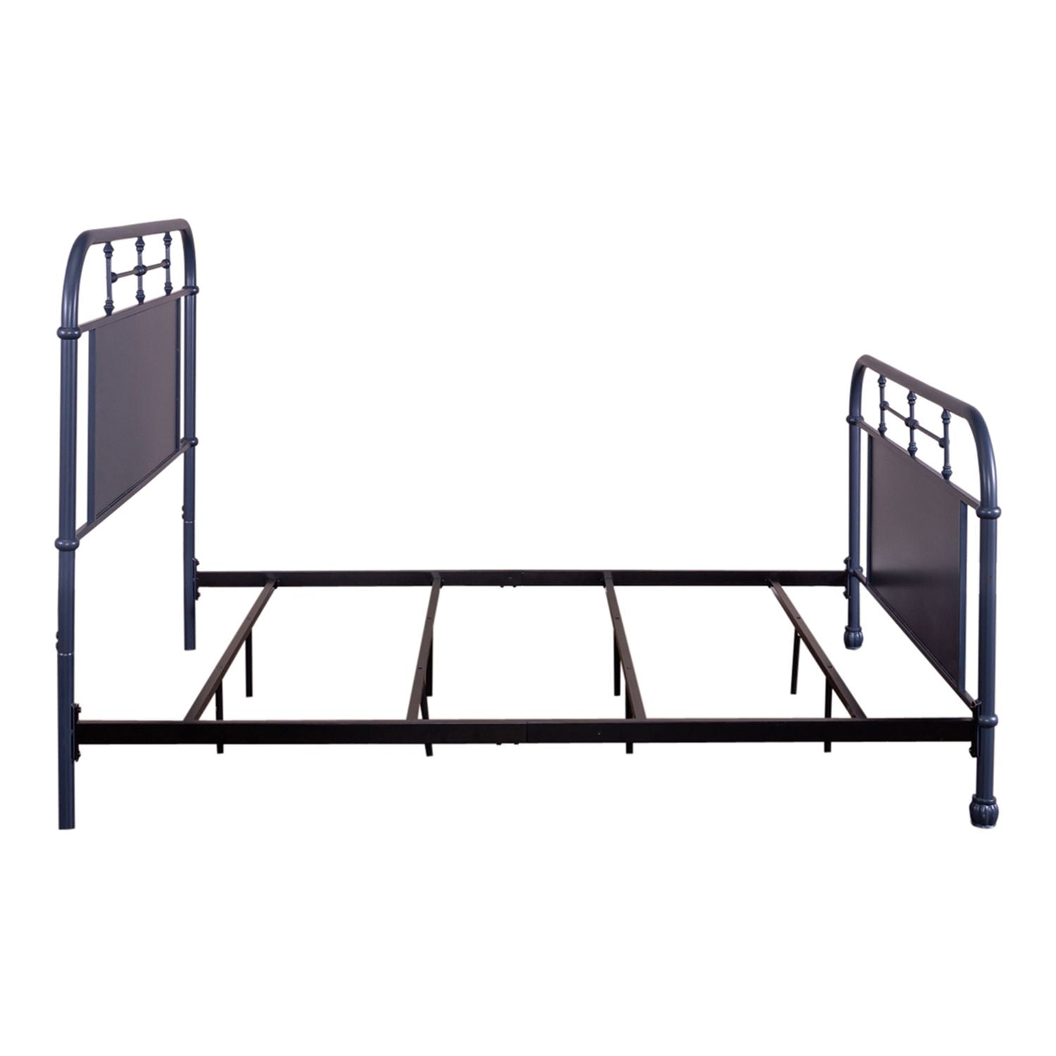Vintage Series Queen Metal Bed in Navy - Luxury Home Furniture (MI)
