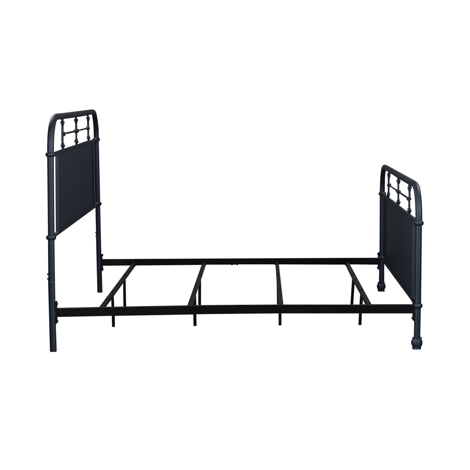 Vintage Series King Metal Bed in Navy - Luxury Home Furniture (MI)