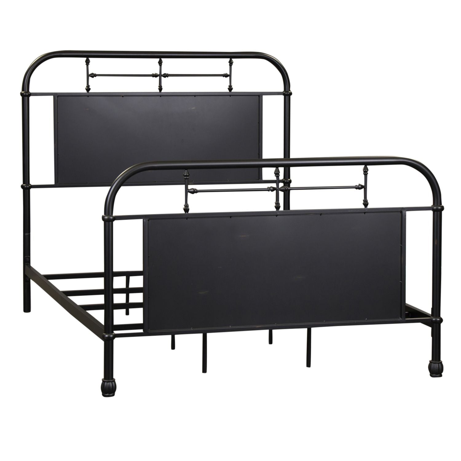 Vintage Series Full Metal Bed in Black - Luxury Home Furniture (MI)