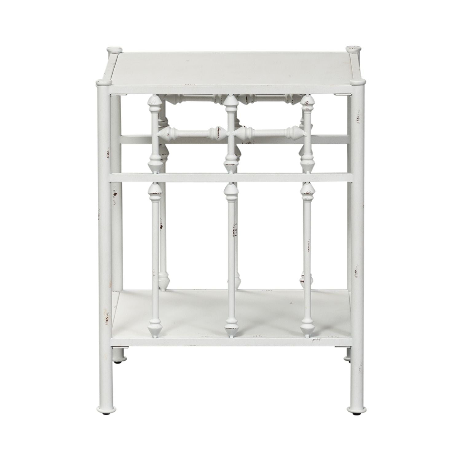 Vintage Series Open Nightstand in Antique White - Luxury Home Furniture (MI)