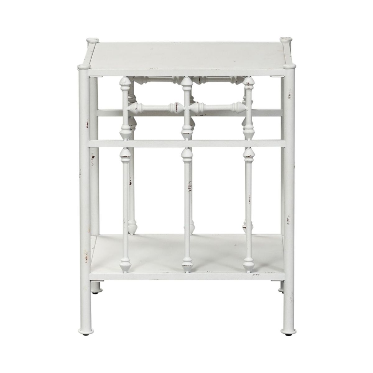 Liberty Furniture Vintage Series Open Nightstand in Antique White - Luxury Home Furniture (MI)