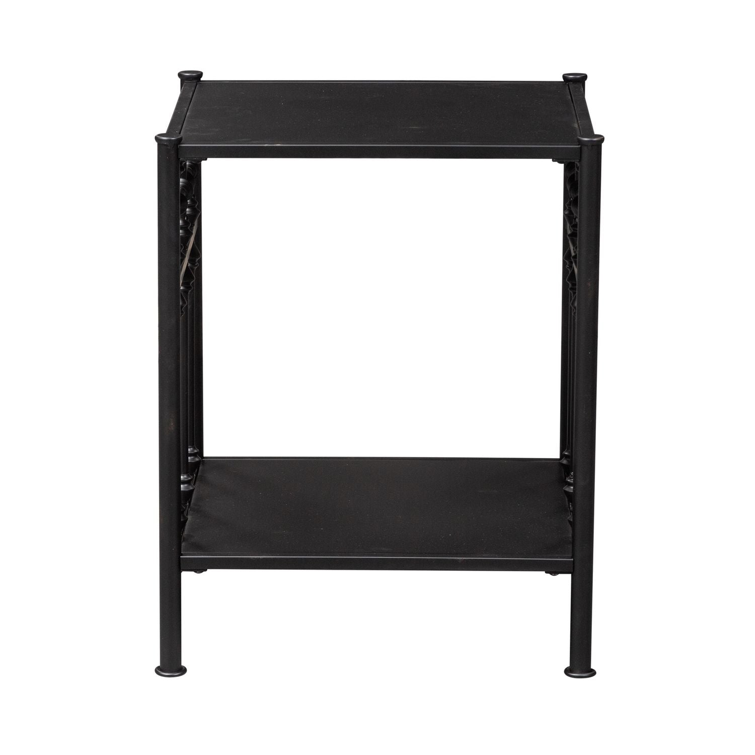 Vintage Series Open Nightstand in Black - Luxury Home Furniture (MI)