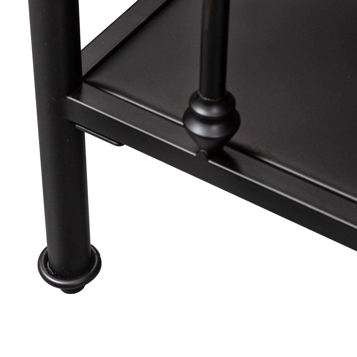 Liberty Furniture Vintage Series Open Nightstand in Black - Luxury Home Furniture (MI)