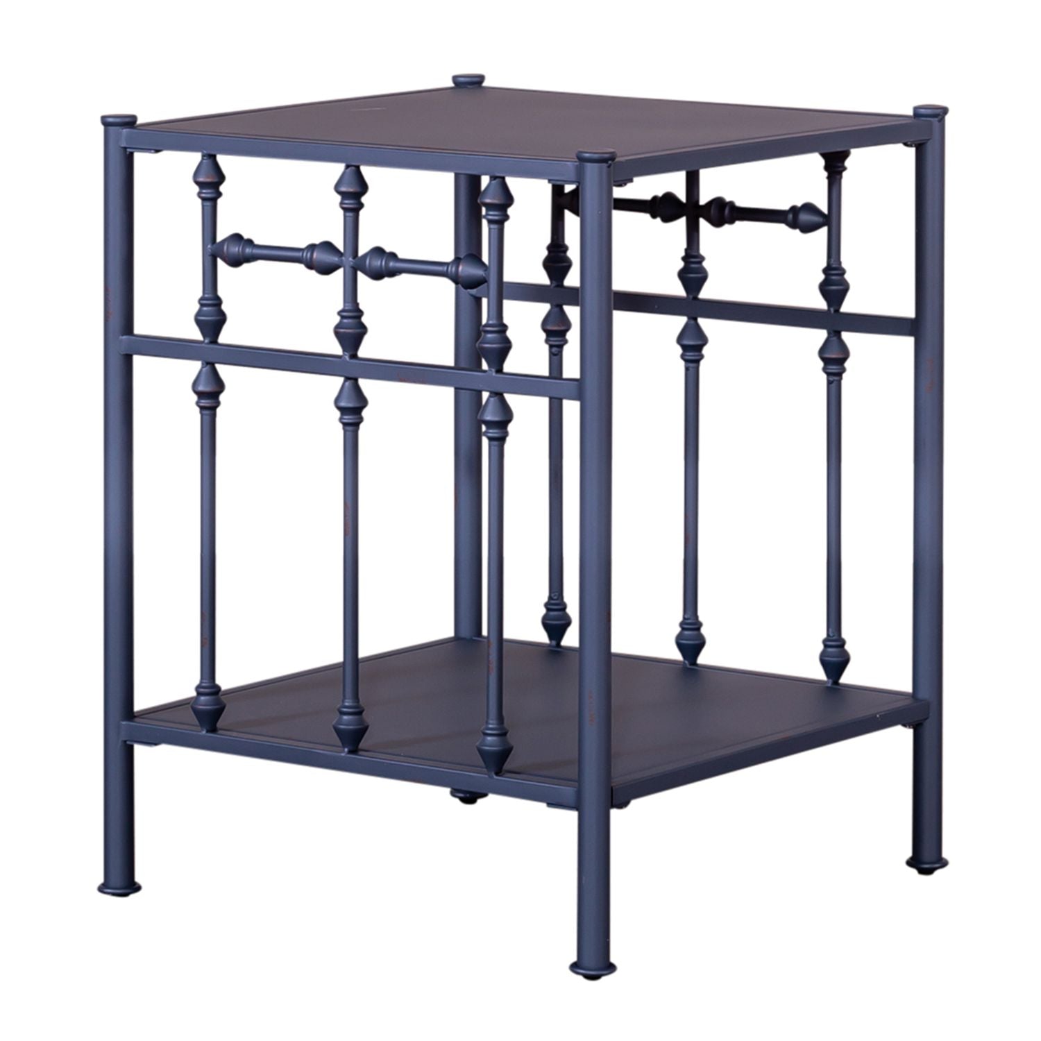 Vintage Series Open Nightstand in Navy - Luxury Home Furniture (MI)