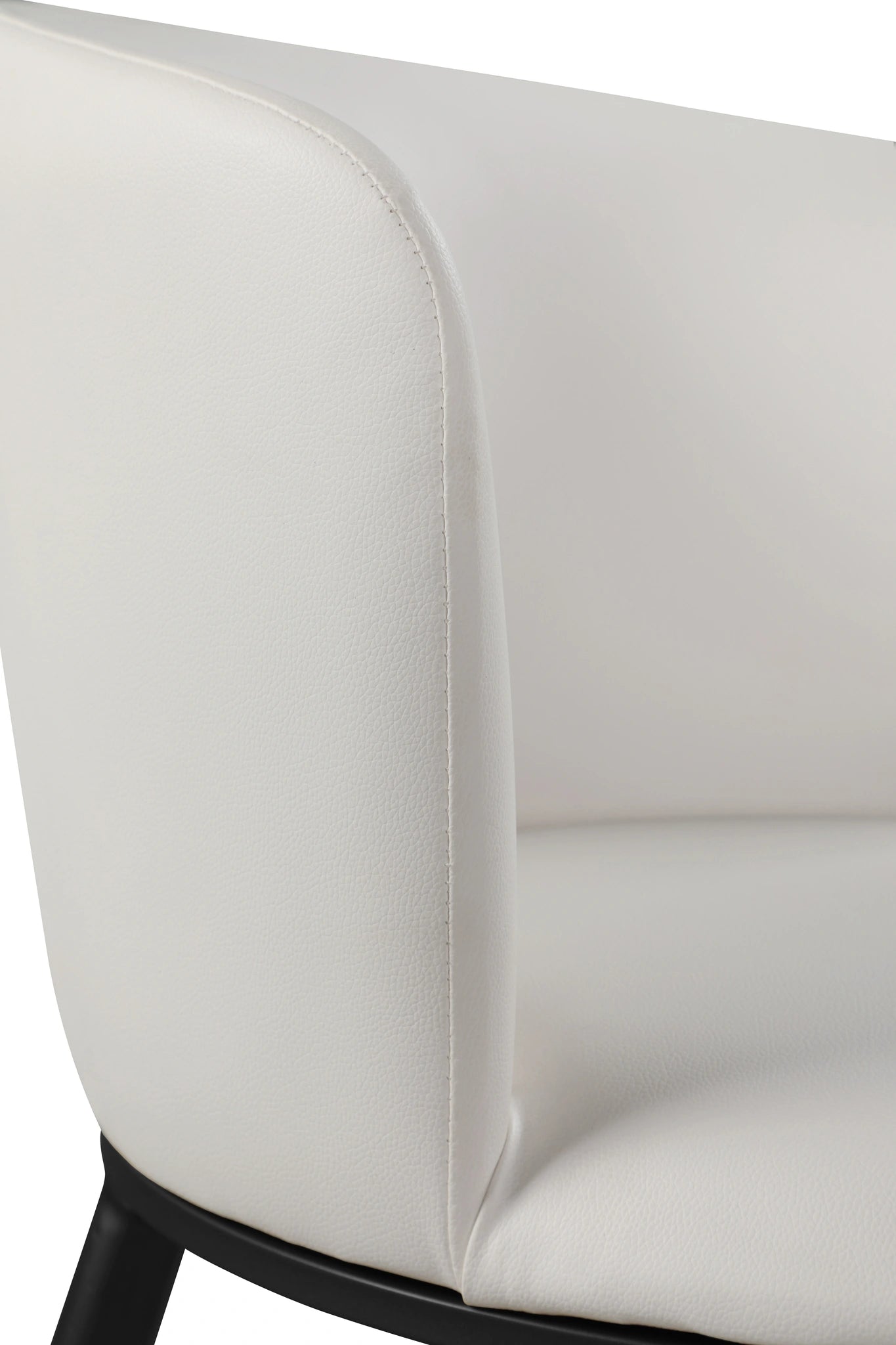 Skylar White Faux Leather Dining Chair