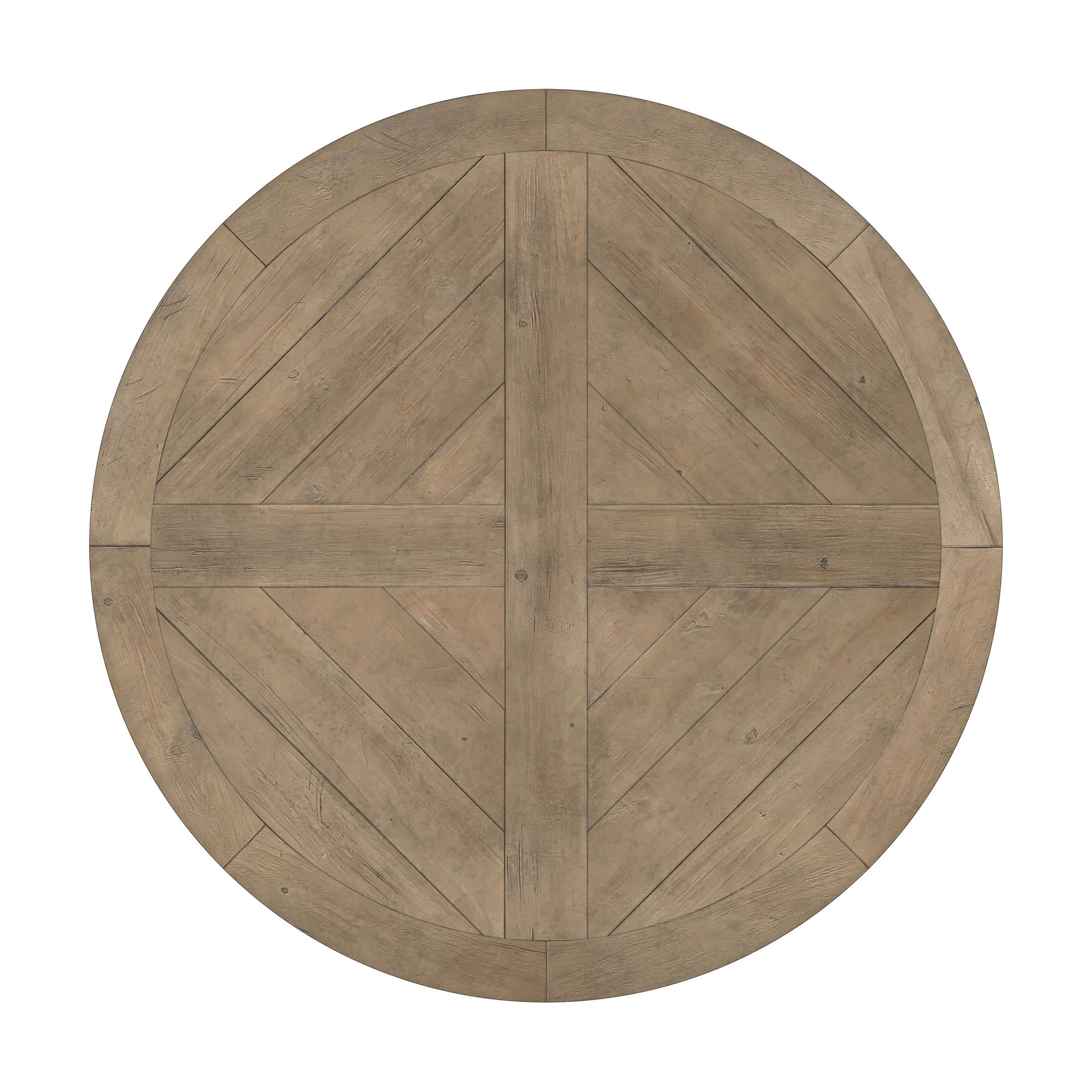 Florence 5-piece Round Dining Table Set Rustic Honey - Luxury Home Furniture (MI)