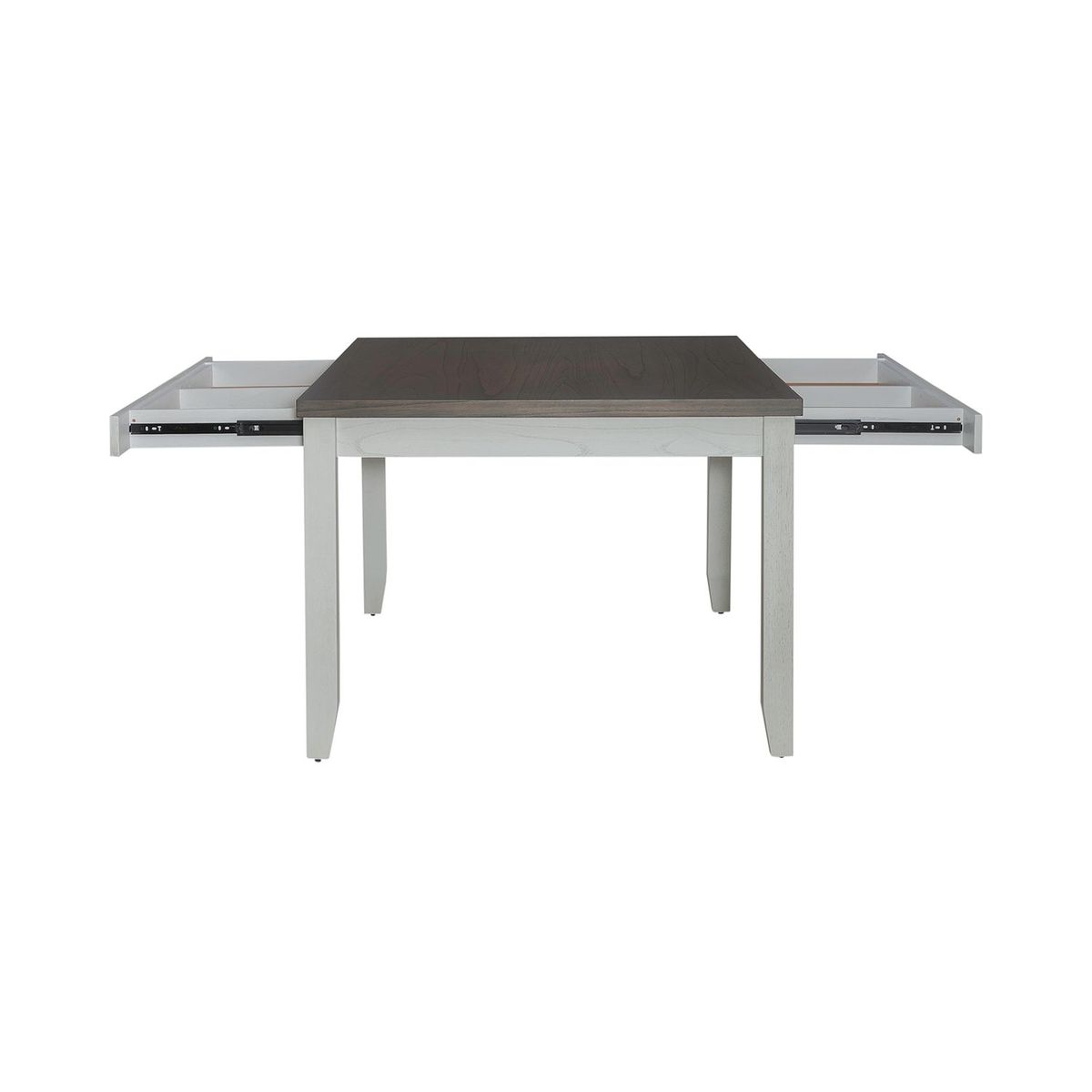 Liberty Furniture Brook Bay Rectangular Leg Table in Textured White 182-CD-RLS