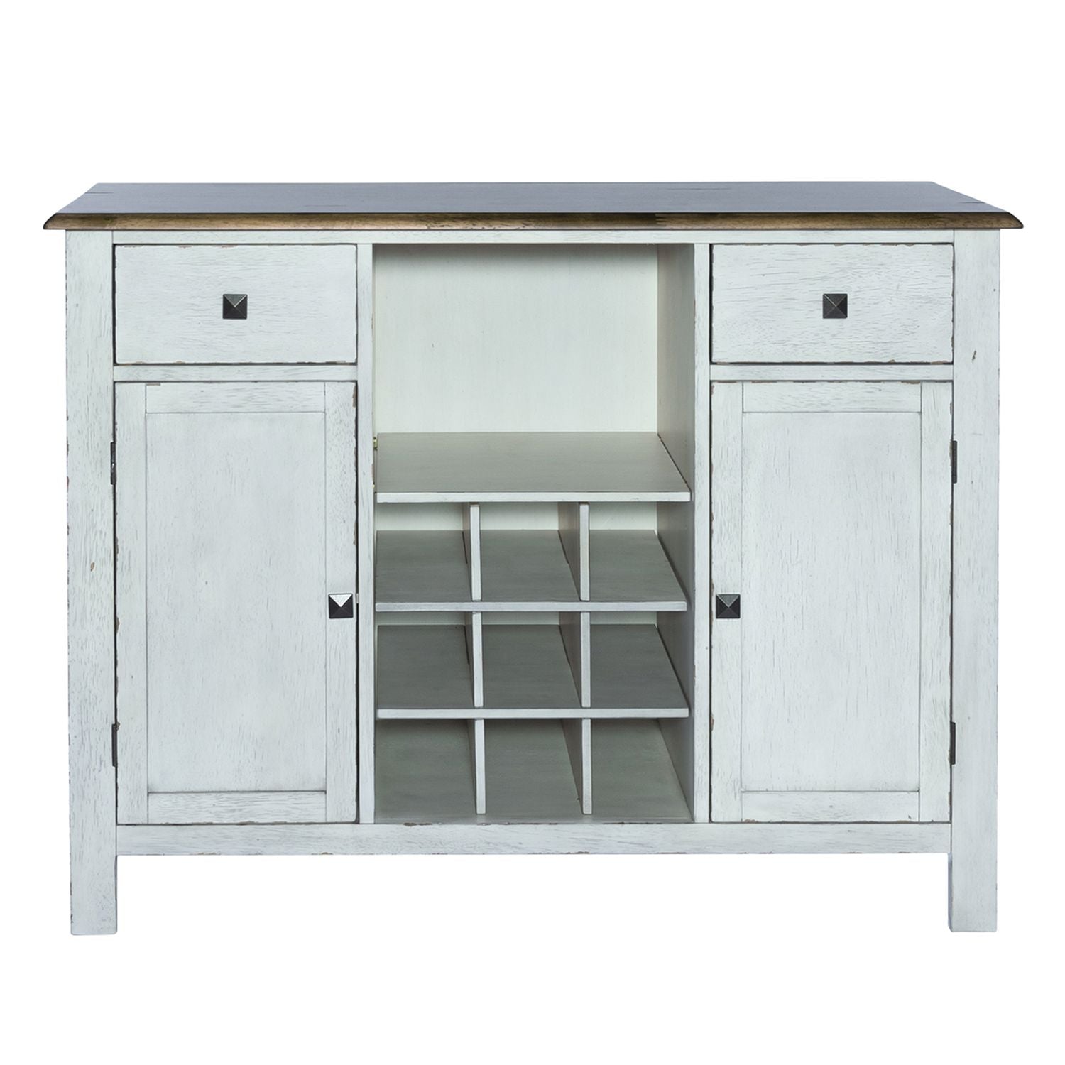Carolina Crossing Server in White - Luxury Home Furniture (MI)