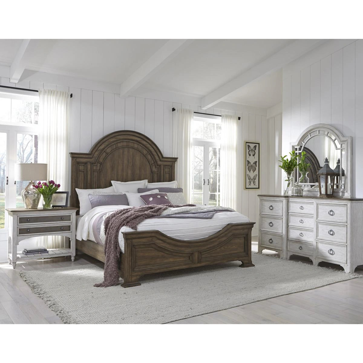 Pulaski Glendale Estates Mirror in White