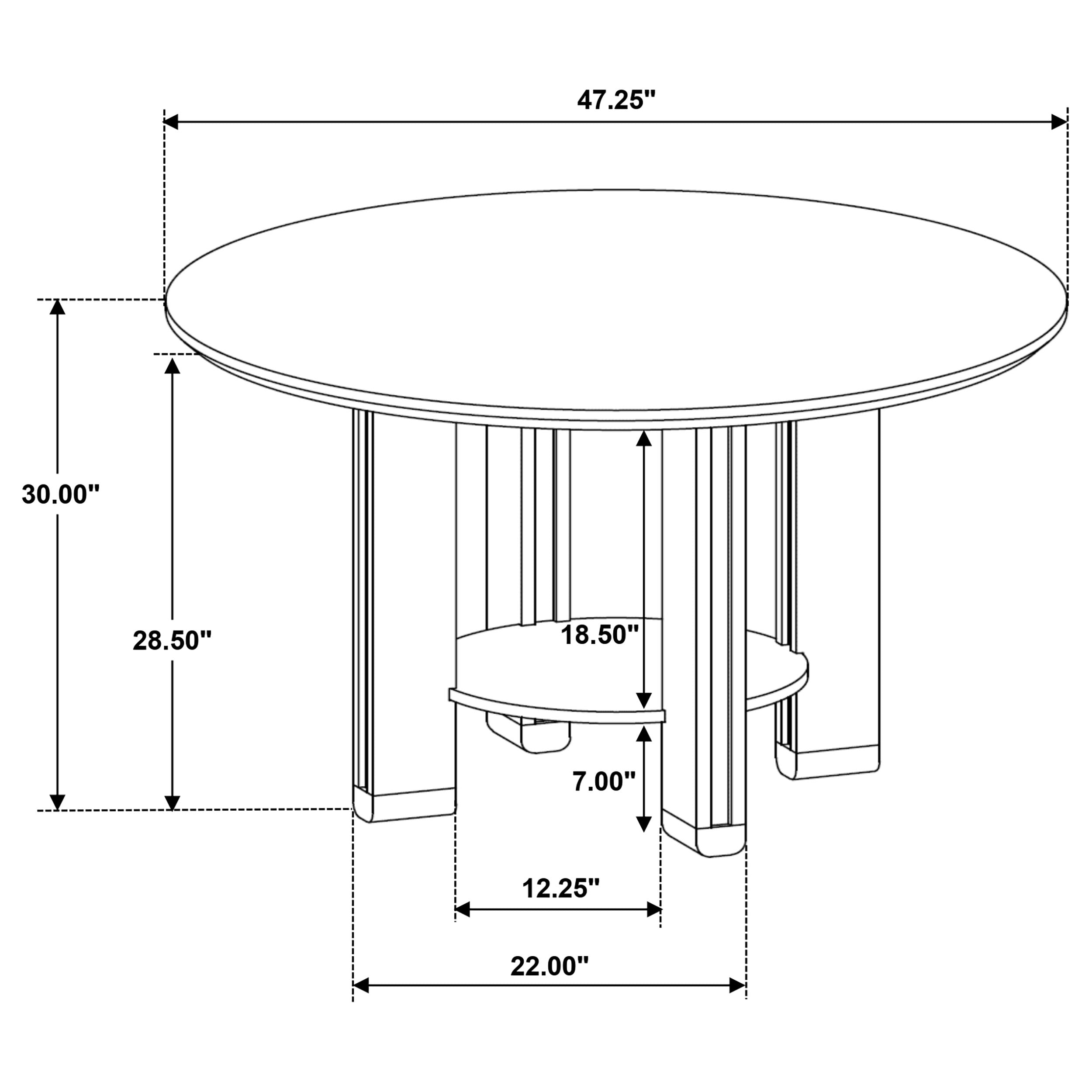 Ottowa Dining Tables Round - Luxury Home Furniture (MI)