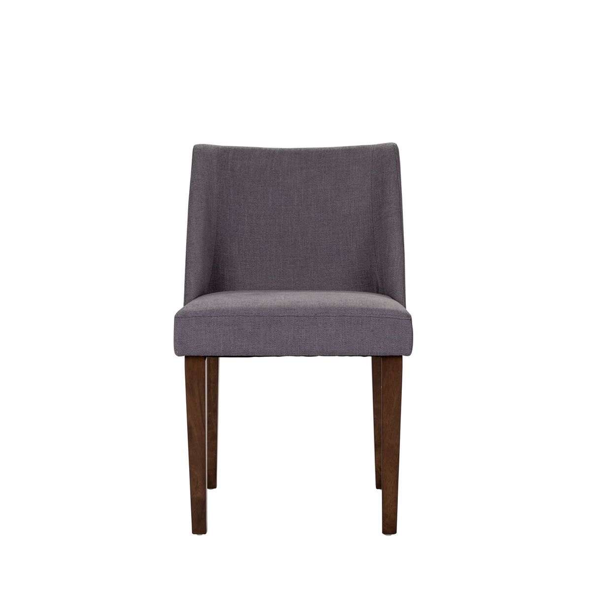 Liberty Furniture Space Saver Nido Chair (Grey) in Satin Walnut (Set of 2) image