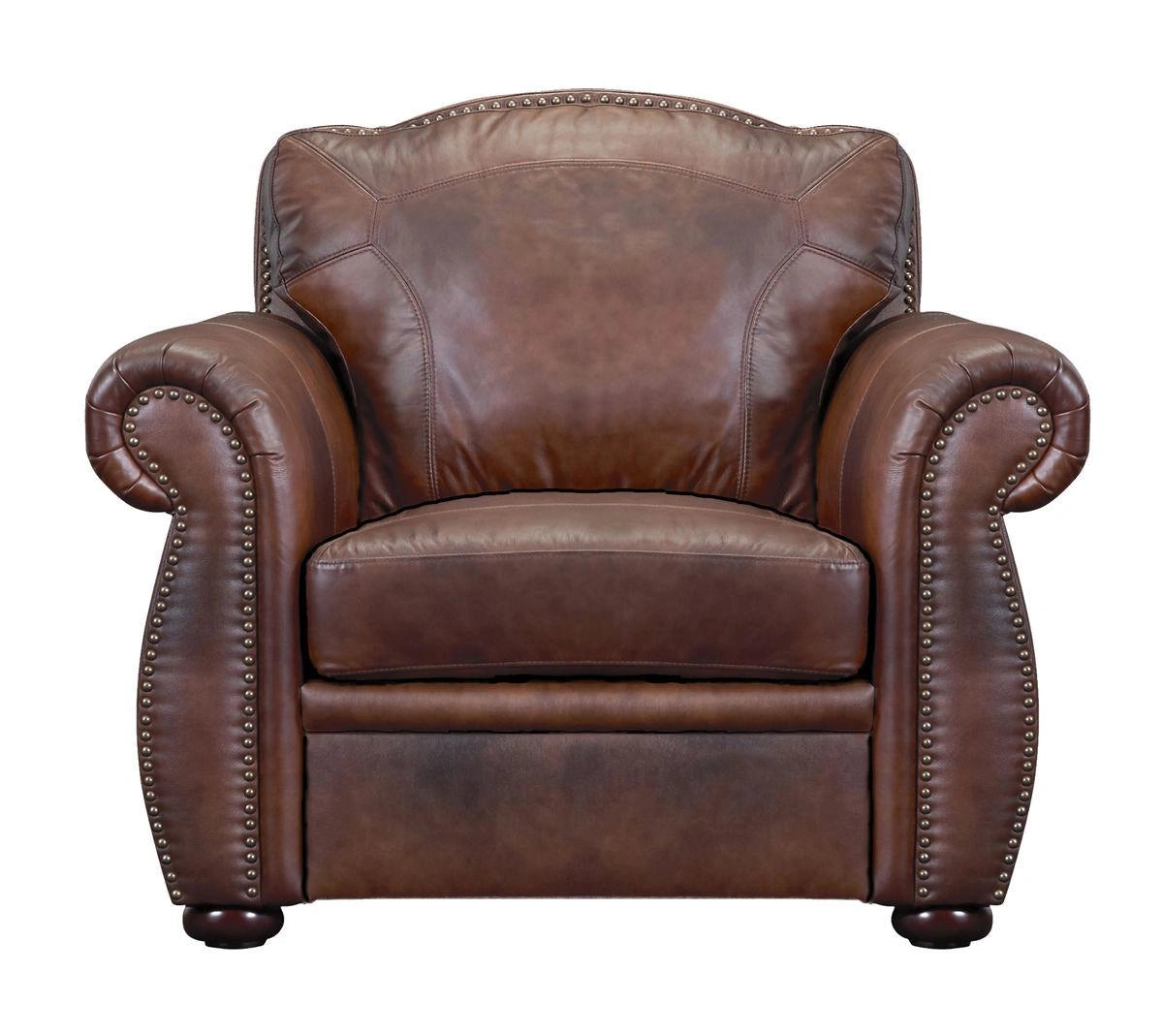 Leather Italia USA Cambria Arizona Chair in Marco