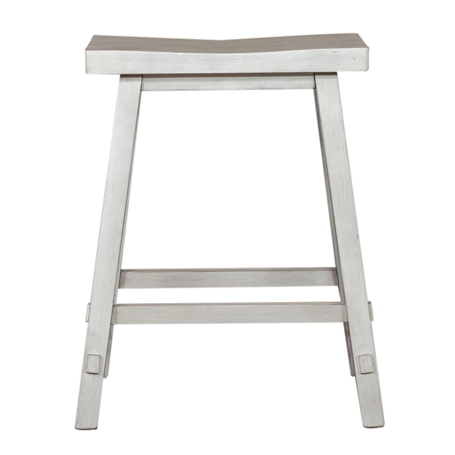 Creations 24 Inch Sawhorse Counter Stool - White image