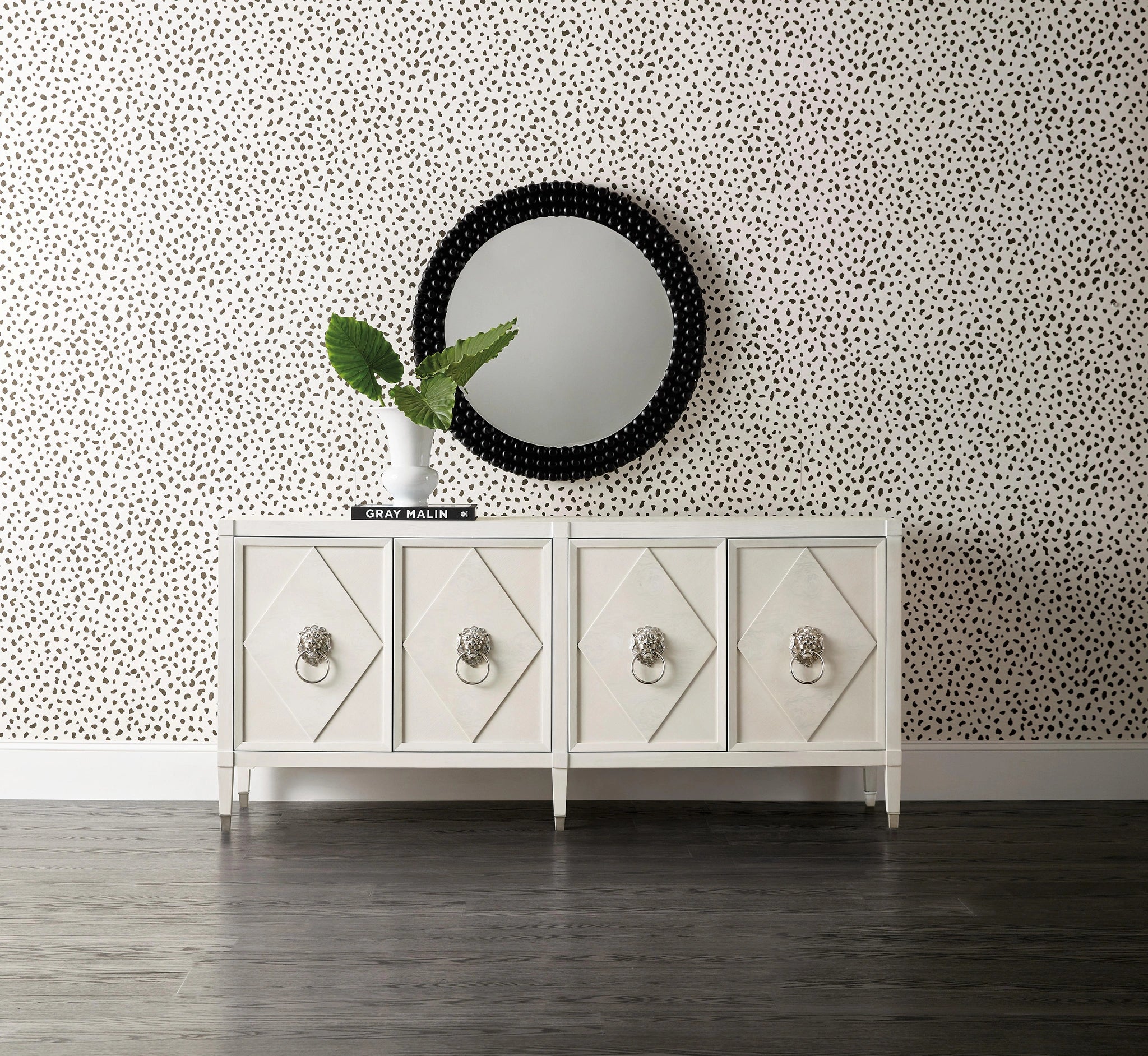 Melange Leo Four Door Credenza