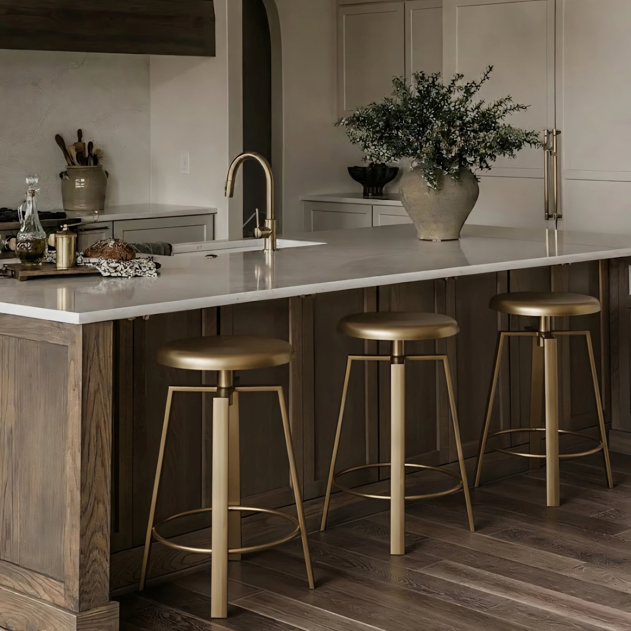 Lang Gold Counter/Bar Stool