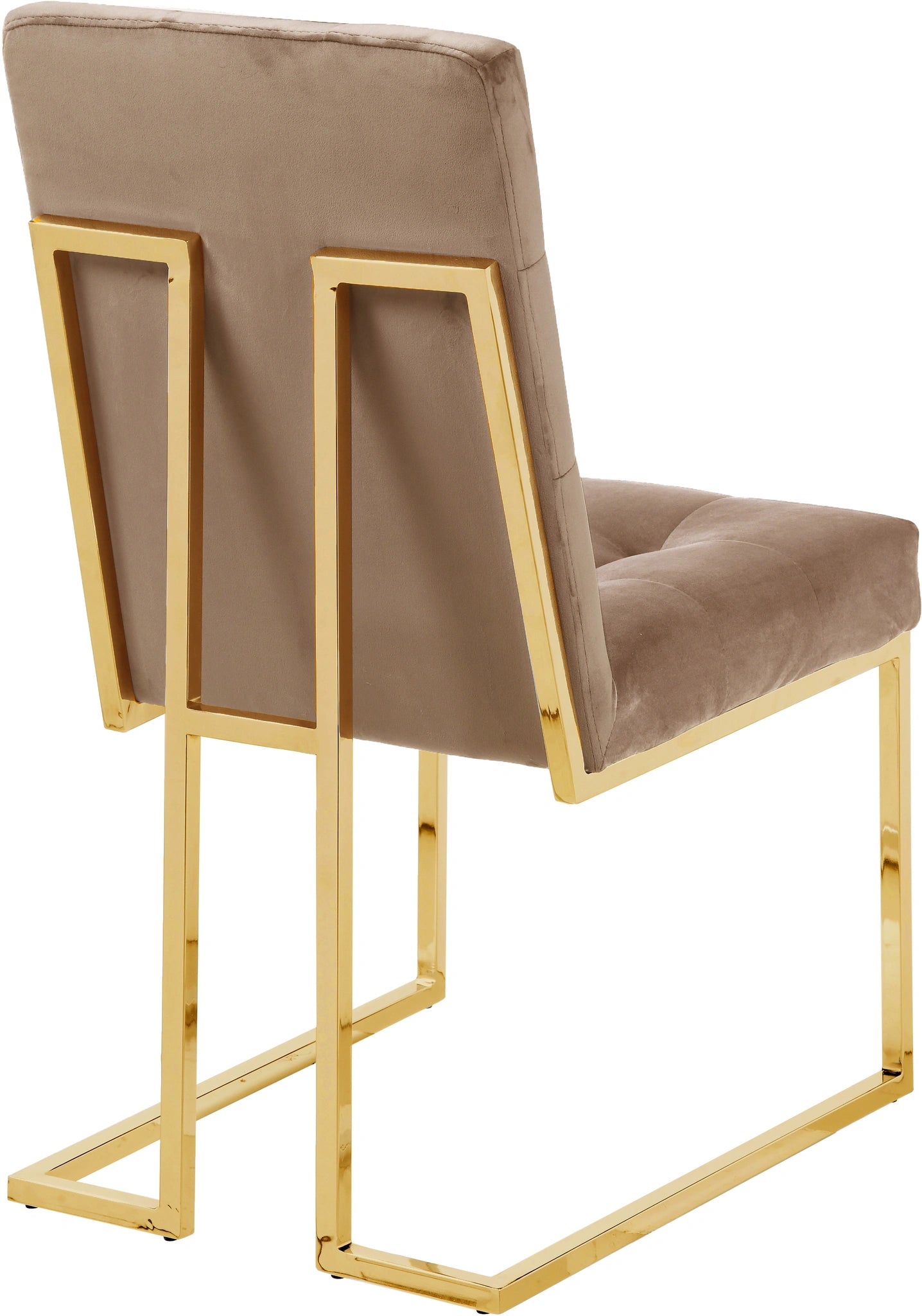 Pierre Beige Velvet Dining Chair