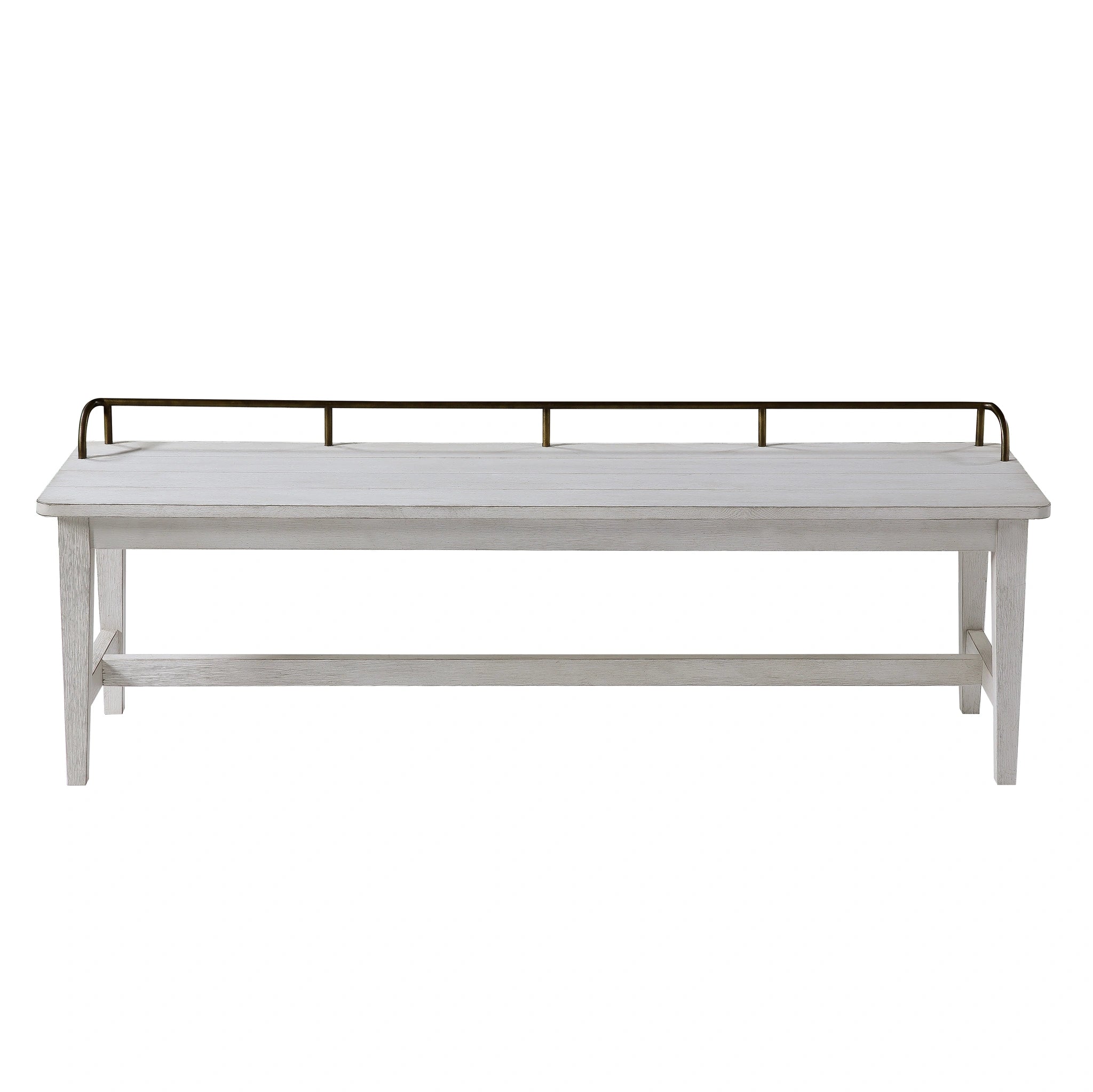 Steve Silver Pendleton Bench in Ivory