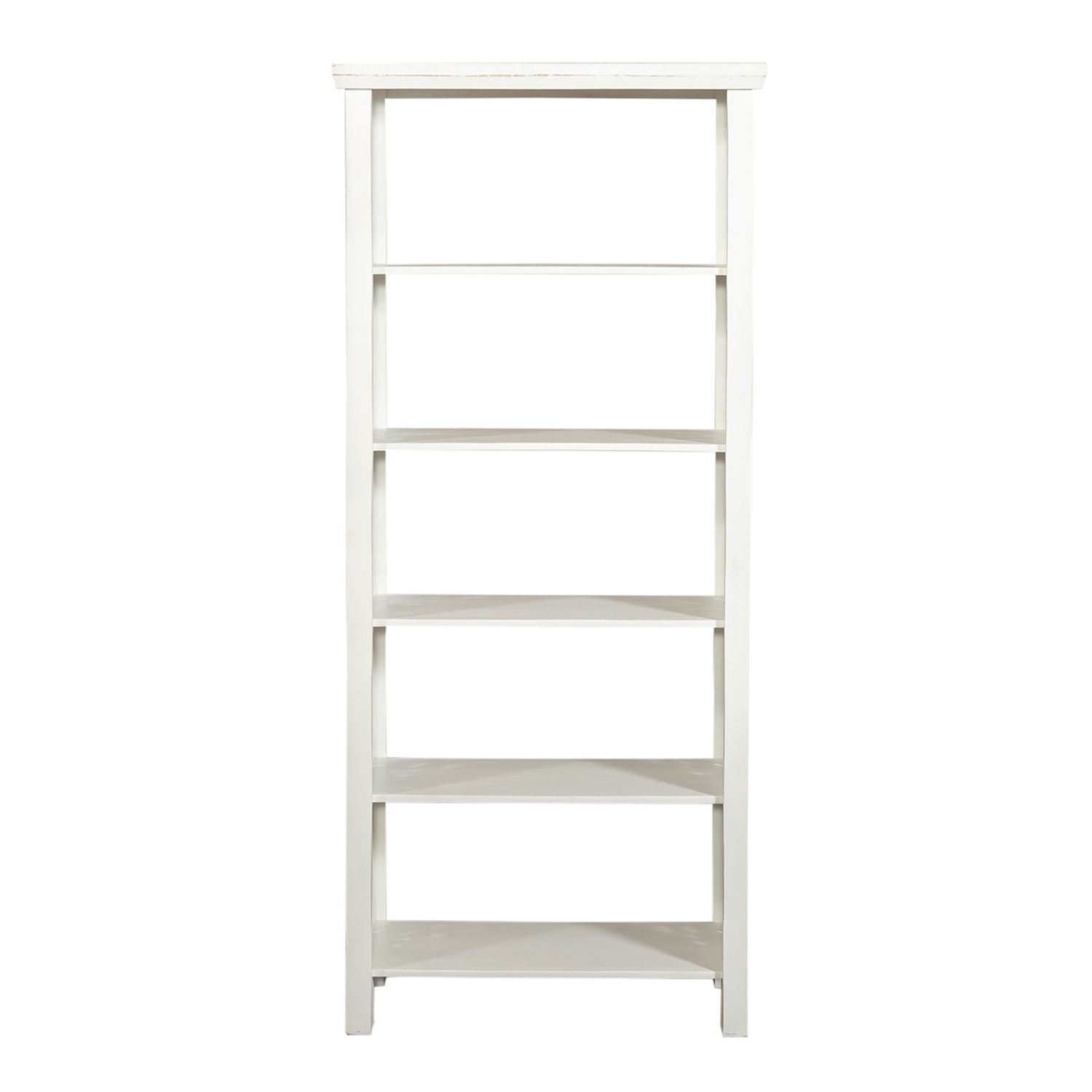 Trellis Lane Accent Bookcase in Weathered White - Luxury Home Furniture (MI)