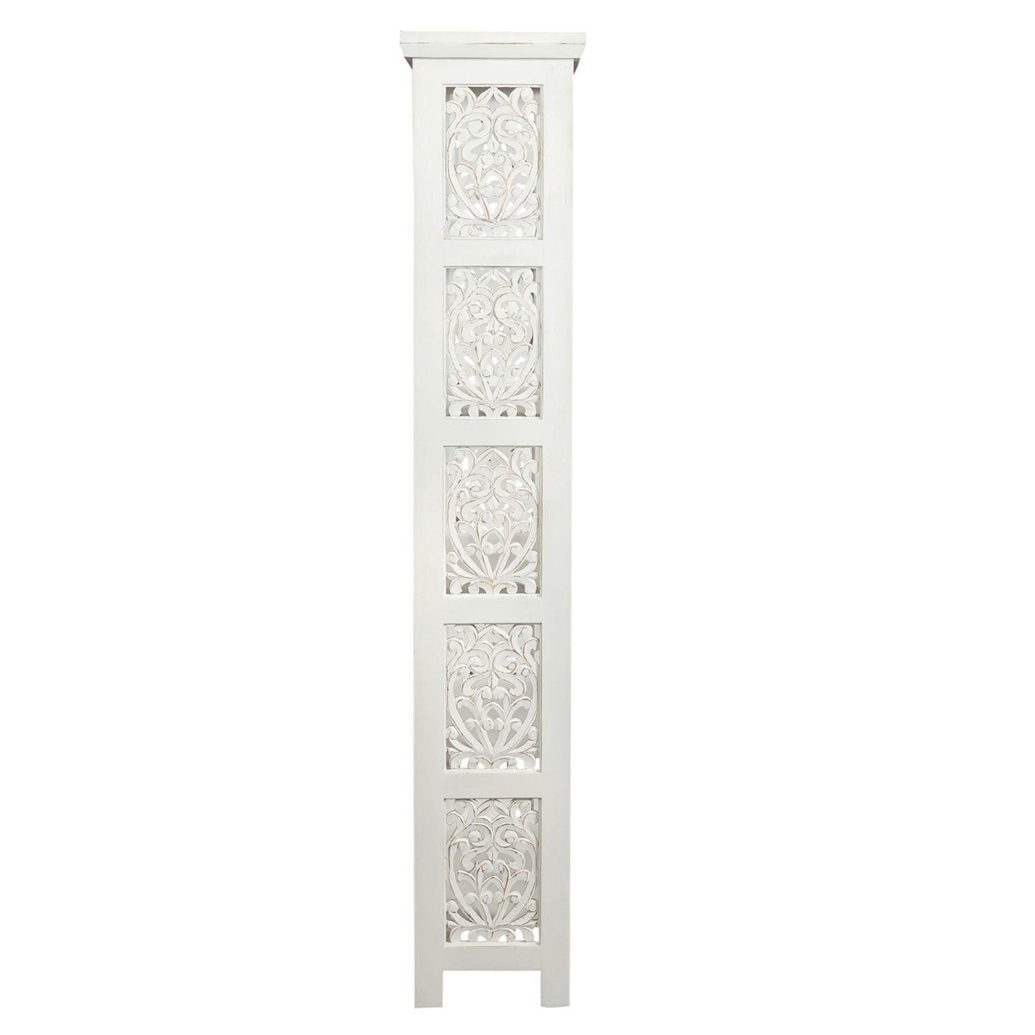 Trellis Lane Accent Bookcase in Weathered White - Luxury Home Furniture (MI)