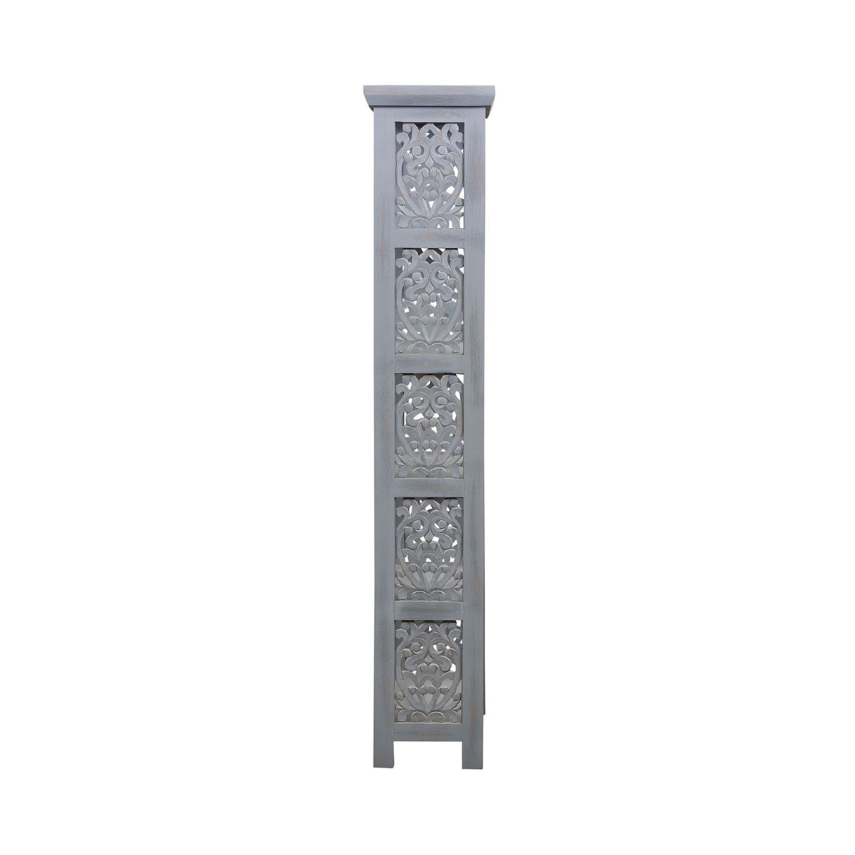 Liberty Furniture Trellis Lane Accent Bookcase in Grey EST SHIP TIME APPX 4 WEEKS