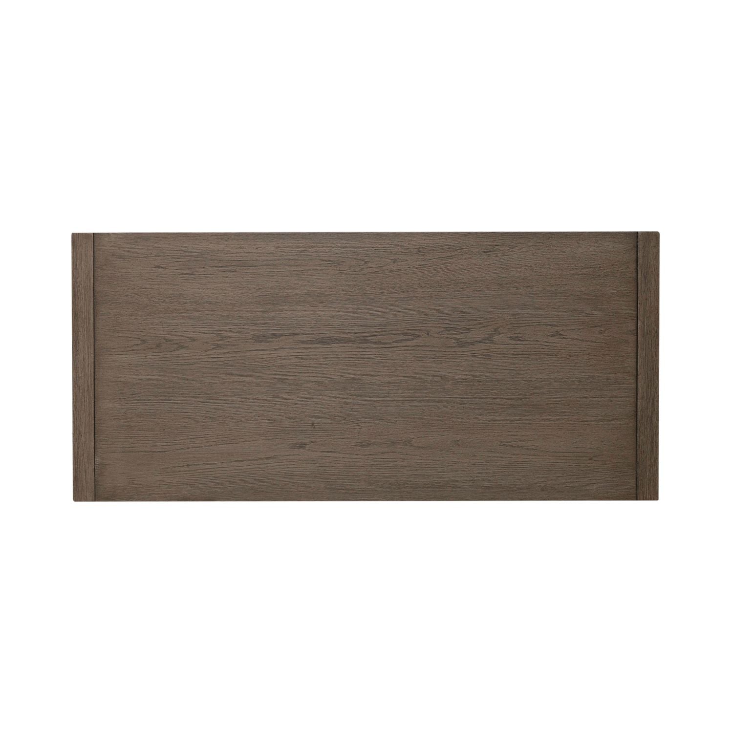 Chatfield Accent Console in Antique White with Tobacco Top EST SHIP TIME APPX 4 WEEKS - Luxury Home Furniture (MI)