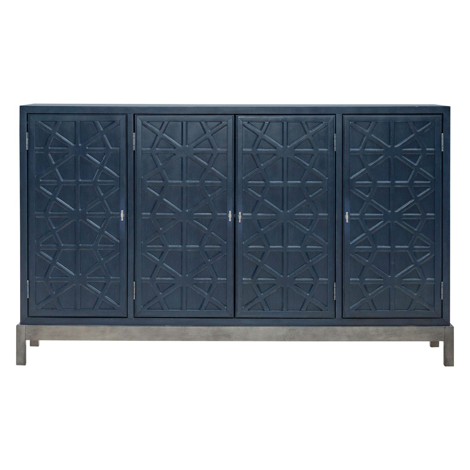 Braxton Accent Cabinet in Azure Blue EST SHIP TIME APPX 4 WEEKS - Luxury Home Furniture (MI)