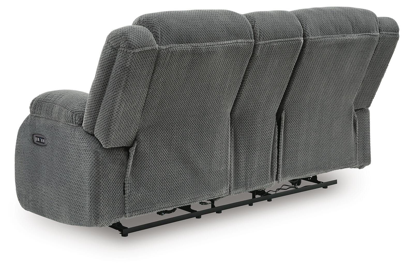 Observation Power Reclining Loveseat with Console - Luxury Home Furniture (MI)