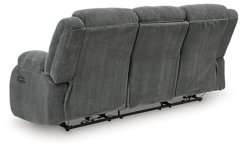 Observation Power Reclining Sofa with Drop Down Table - Luxury Home Furniture (MI)