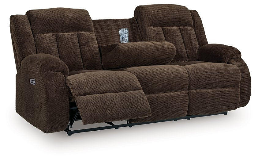 Observation Power Reclining Sofa with Drop Down Table - Luxury Home Furniture (MI)