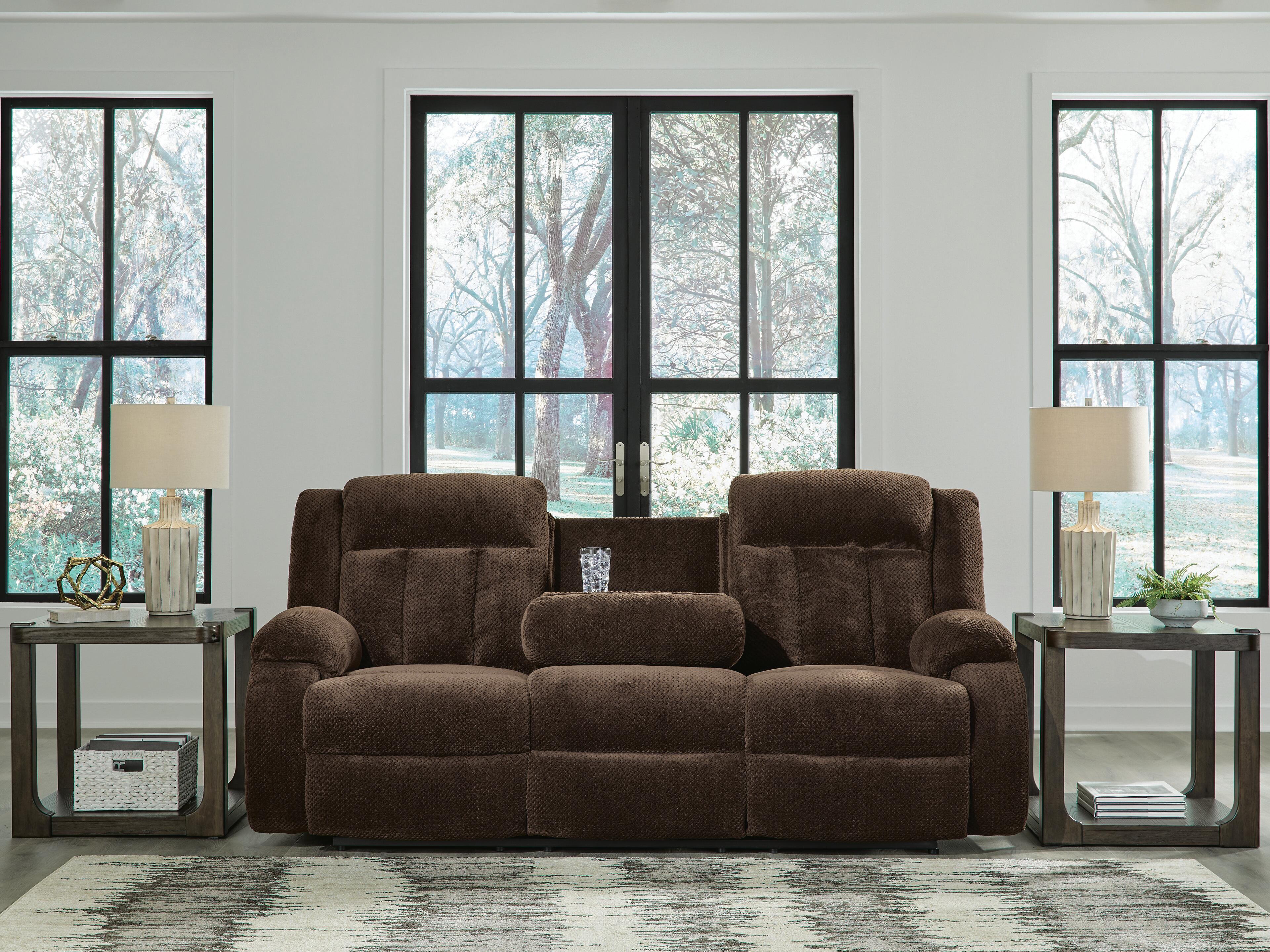 Observation Power Reclining Sofa with Drop Down Table - Luxury Home Furniture (MI)