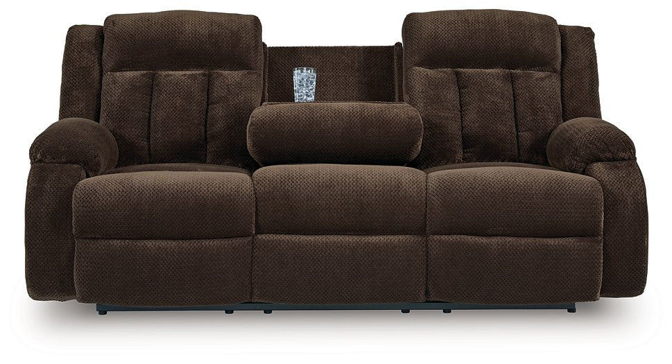 Observation Power Reclining Sofa with Drop Down Table - Luxury Home Furniture (MI)