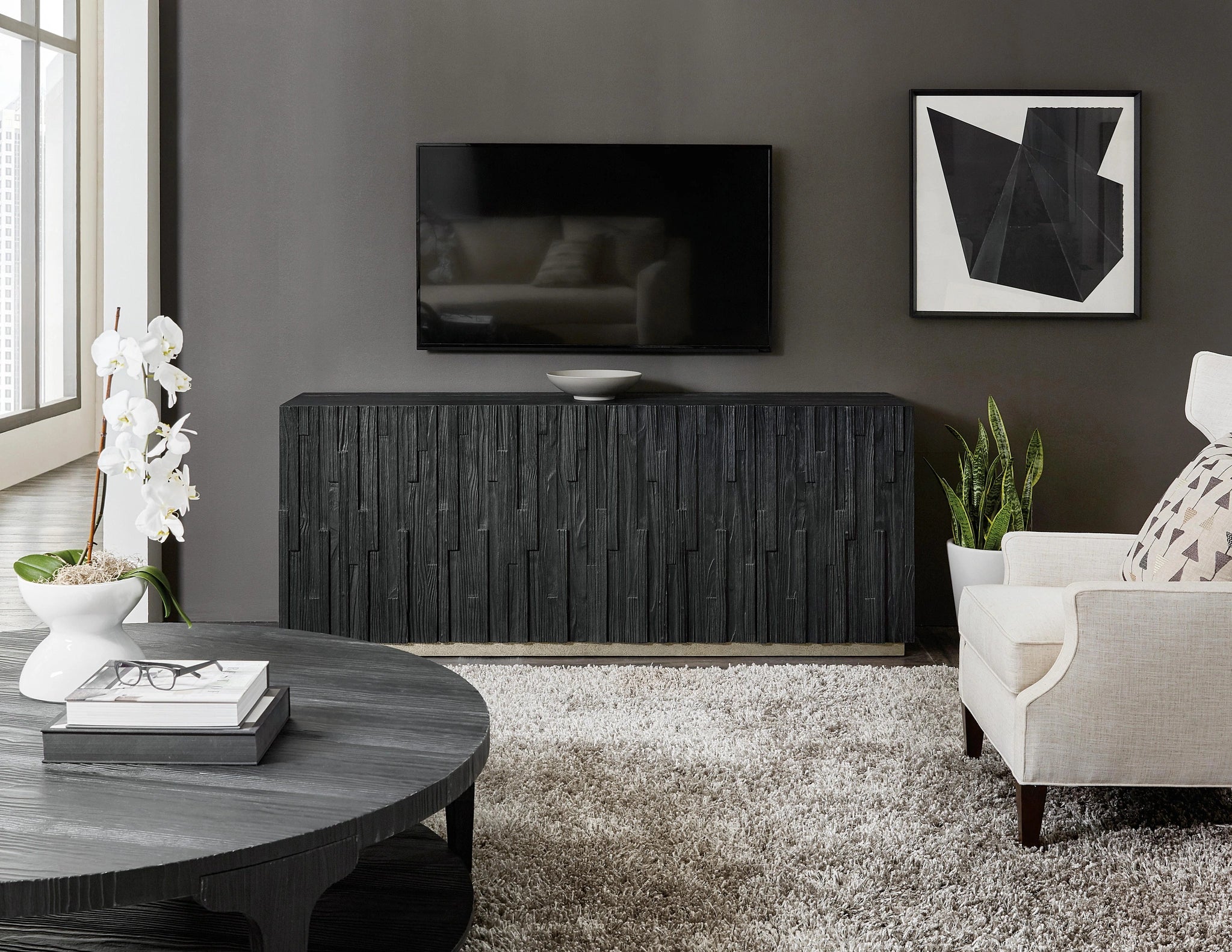 Chapman Shou Sugi Ban Entertainment Console